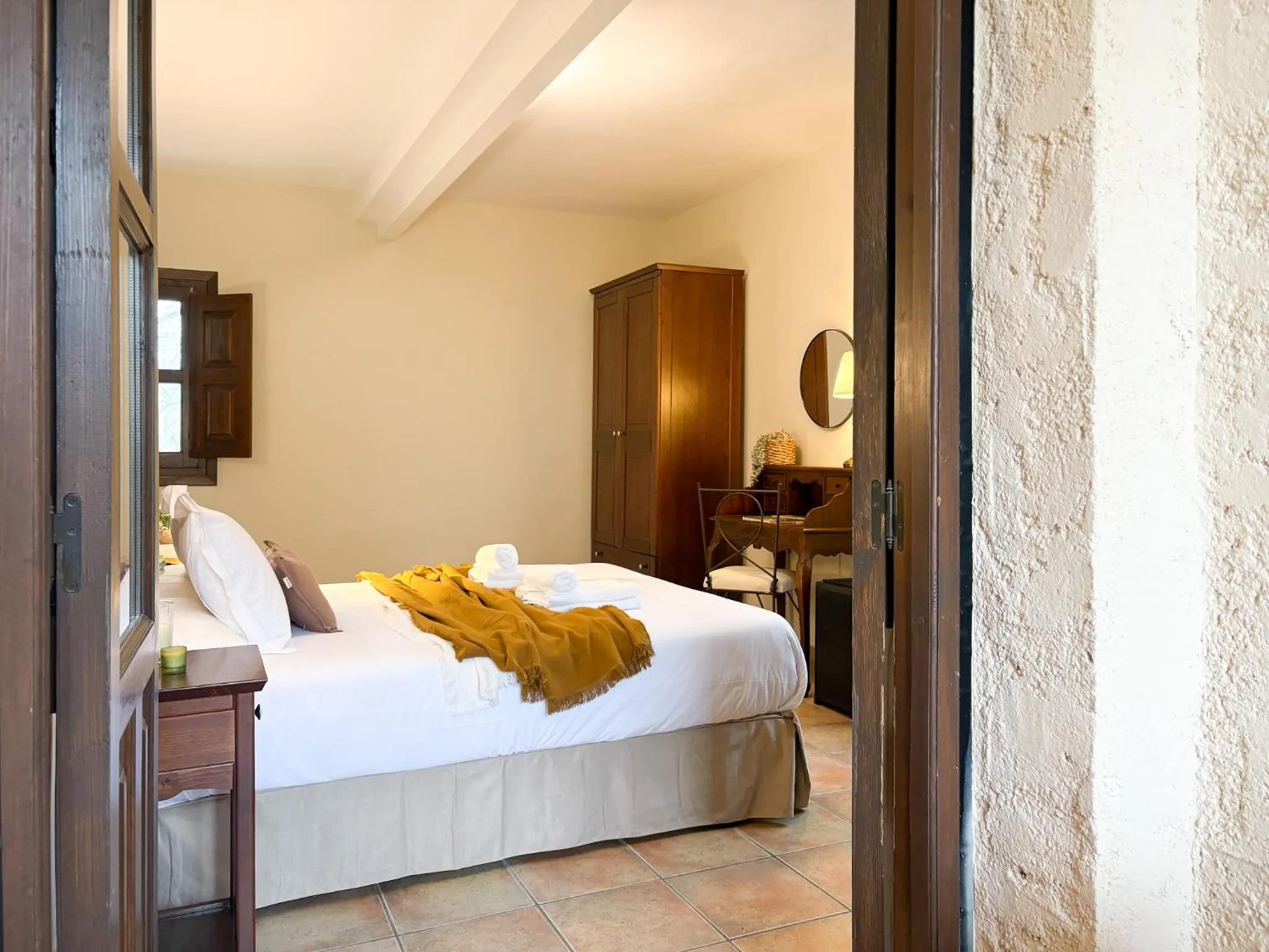 Bed in Hotel Rural Xerete