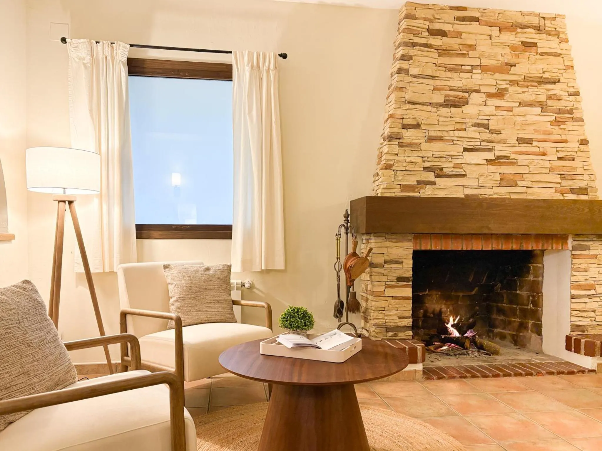 Living room in Hotel Rural Xerete