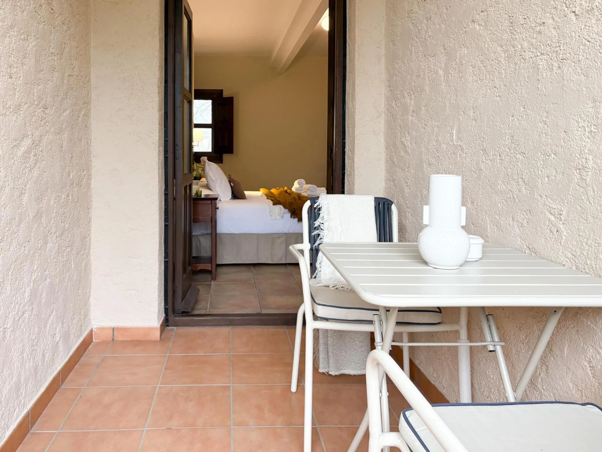 Bed in Hotel Rural Xerete