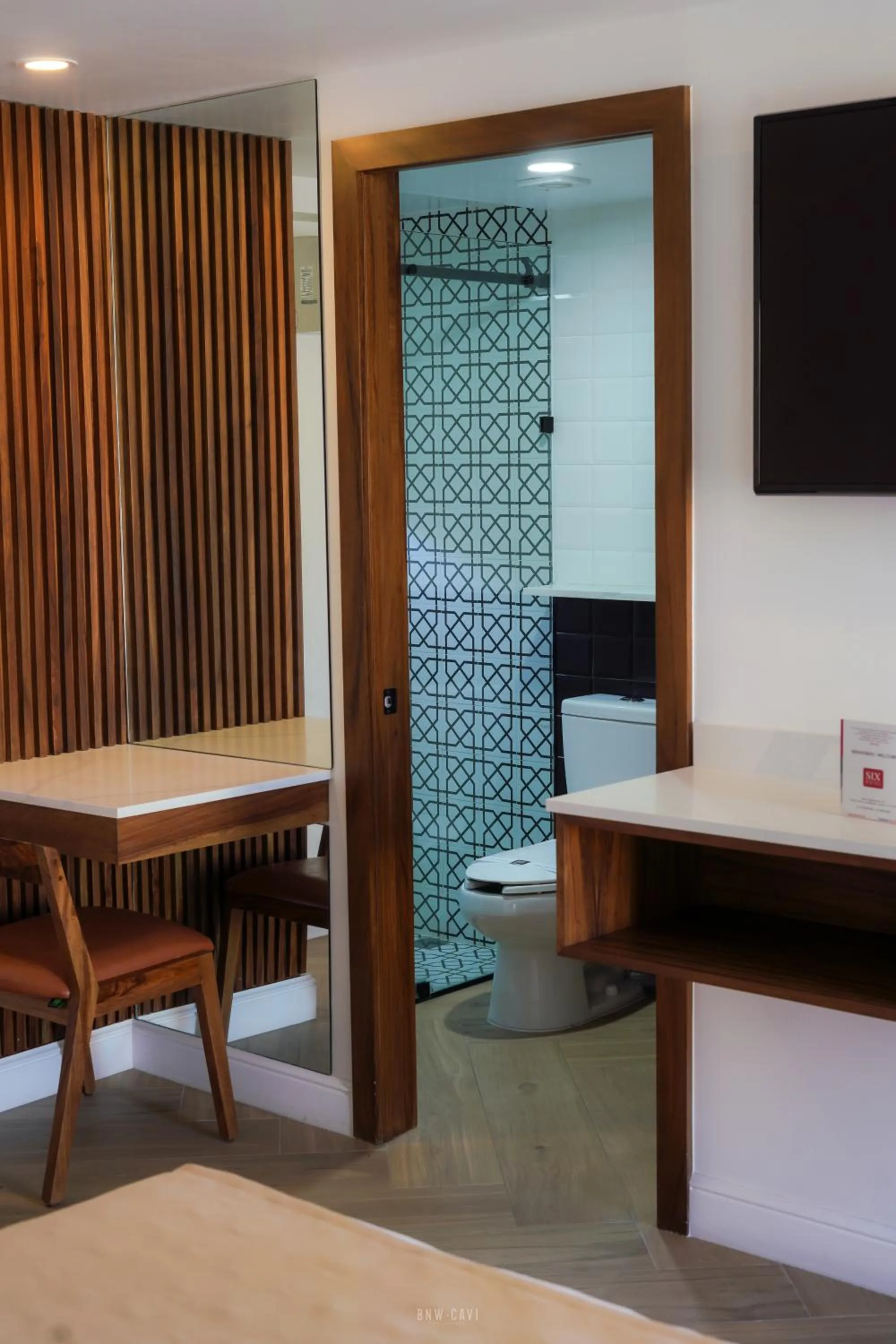 Bathroom in Six Hotel Guadalajara Degollado