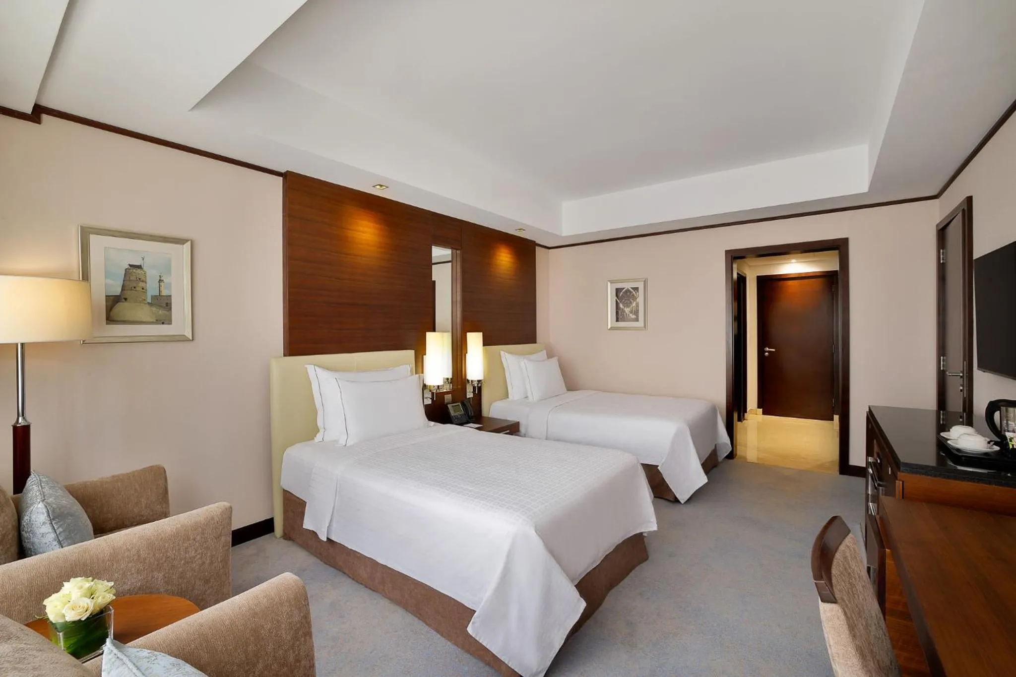 Bed in Grand Millennium Dubai