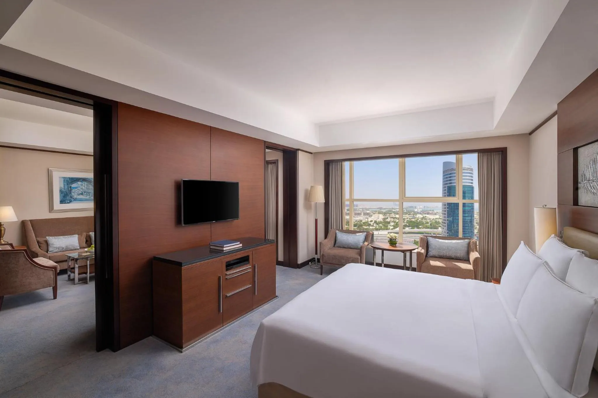 Bed in Grand Millennium Dubai