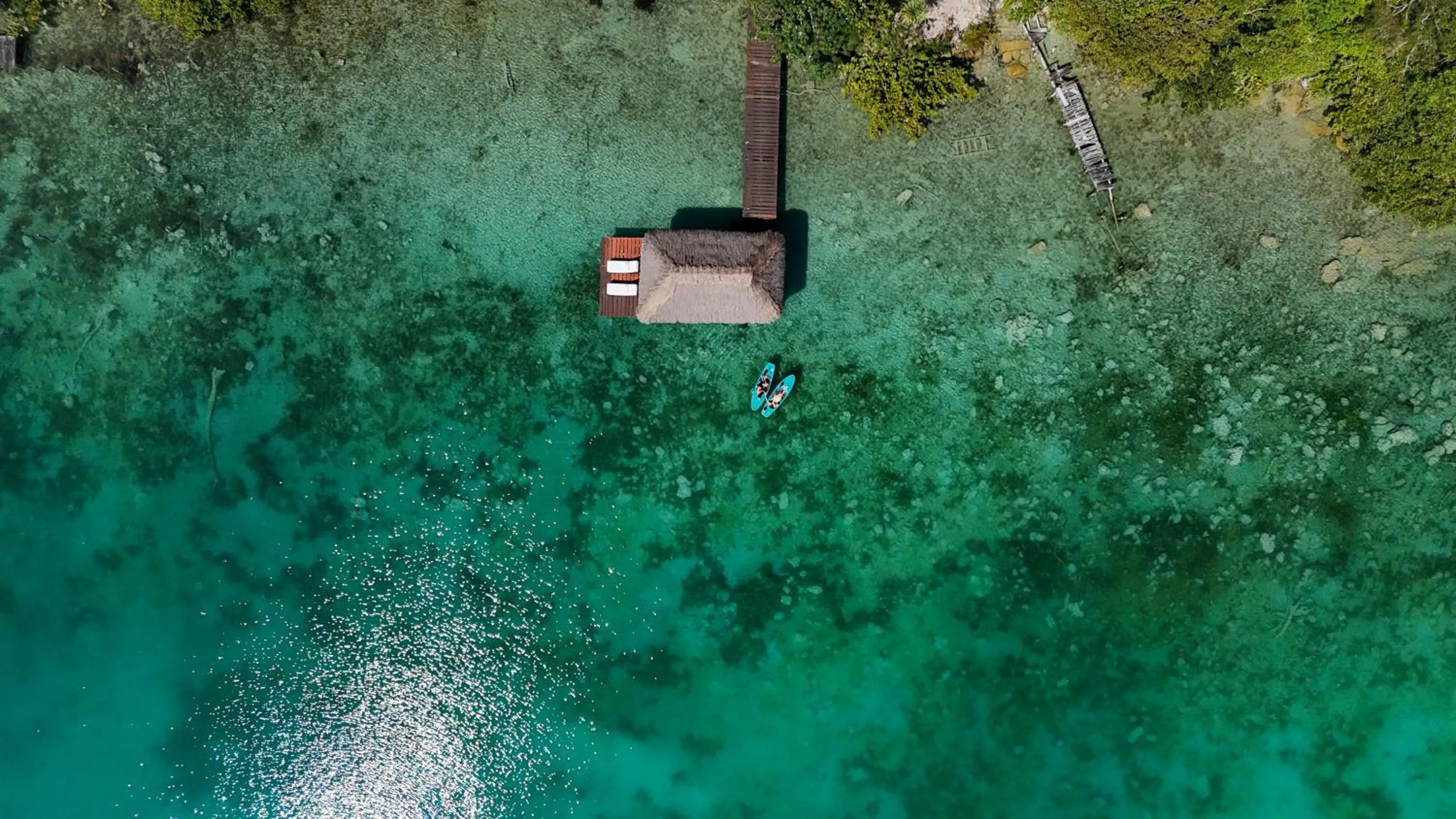 Lake view in Mikasa Bacalar Hotel Boutique, Lagoon Front