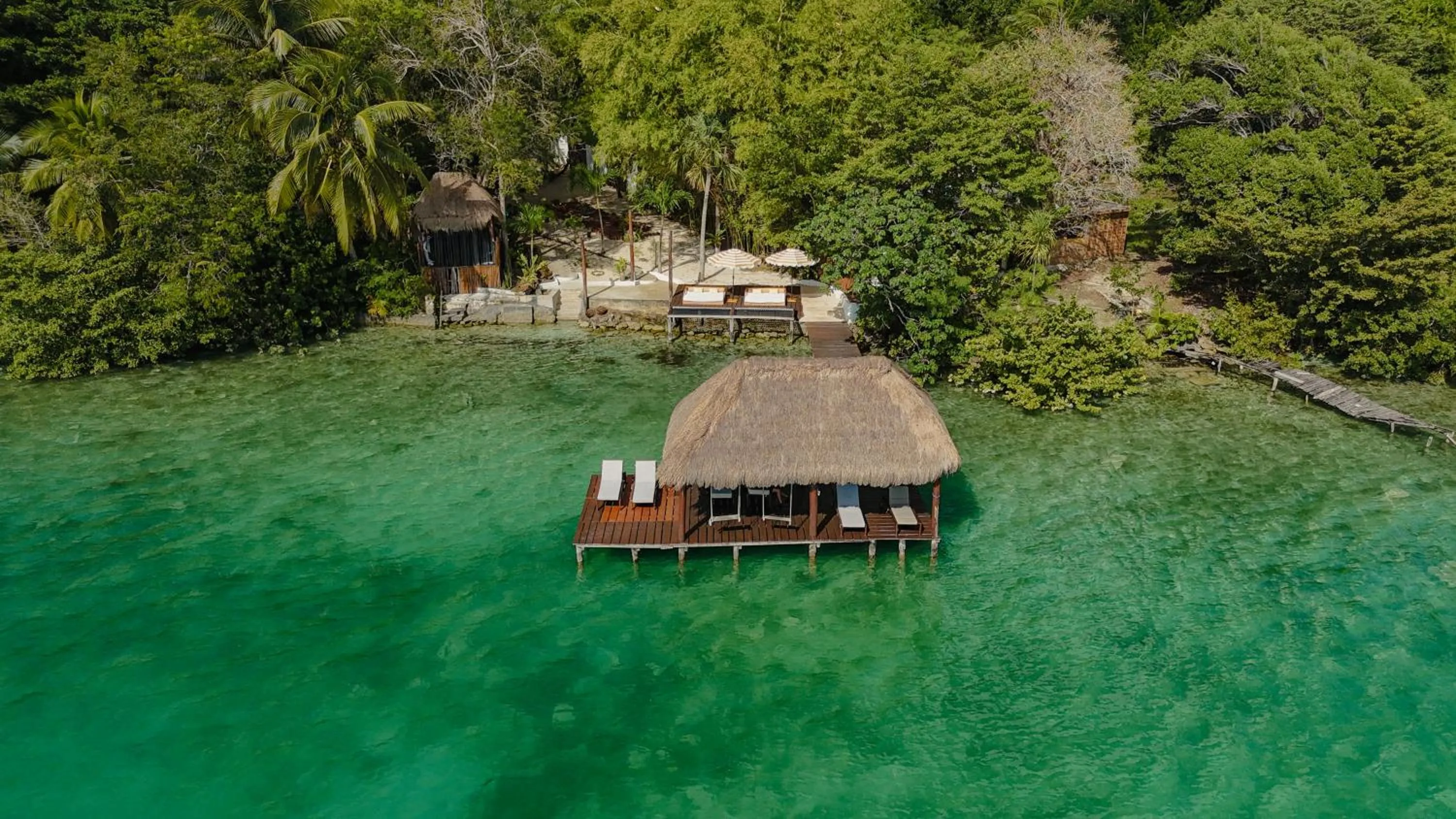 Lake view in Mikasa Bacalar Hotel Boutique, Lagoon Front