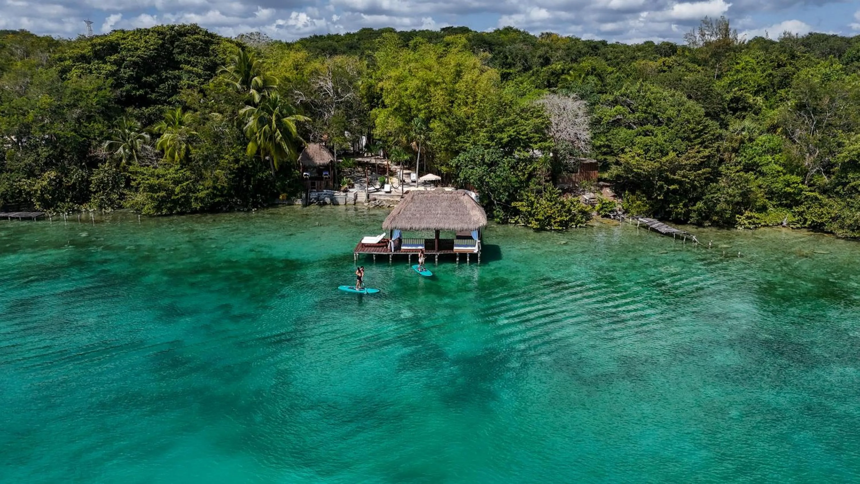 Lake view in Mikasa Bacalar Hotel Boutique, Lagoon Front