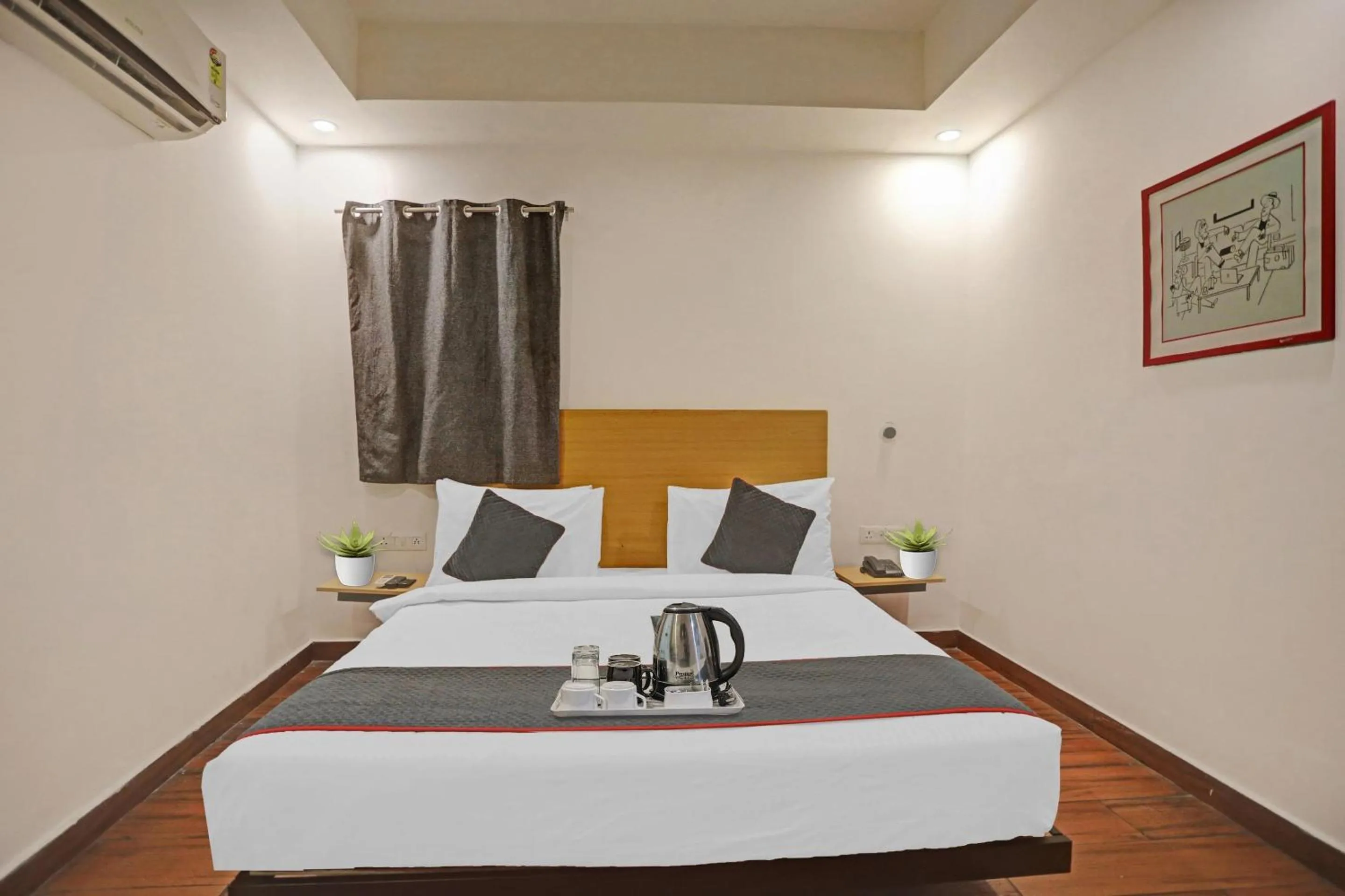 Bedroom, Bed in Townhouse 587 Sector 19