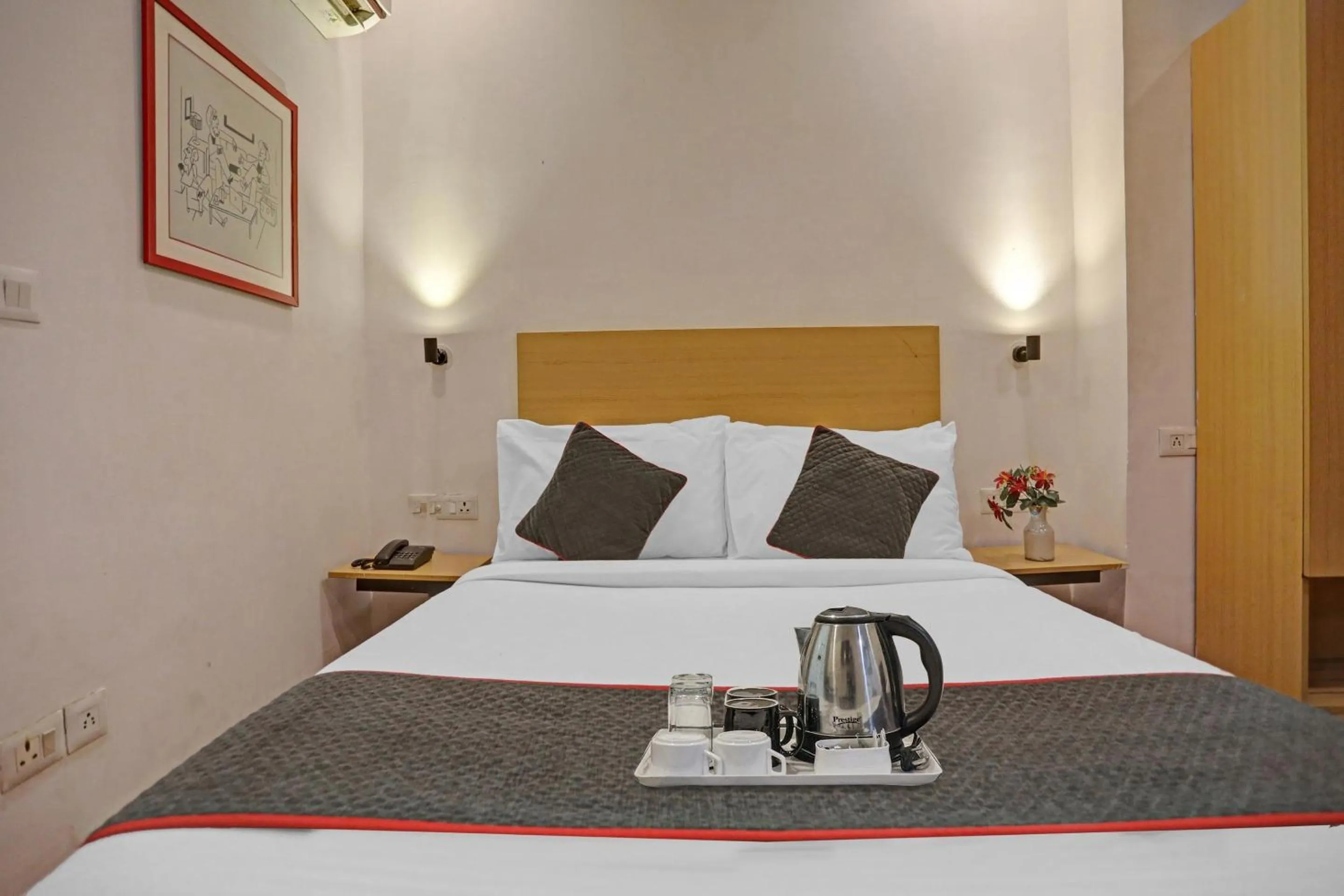 Bedroom, Bed in Townhouse 587 Sector 19