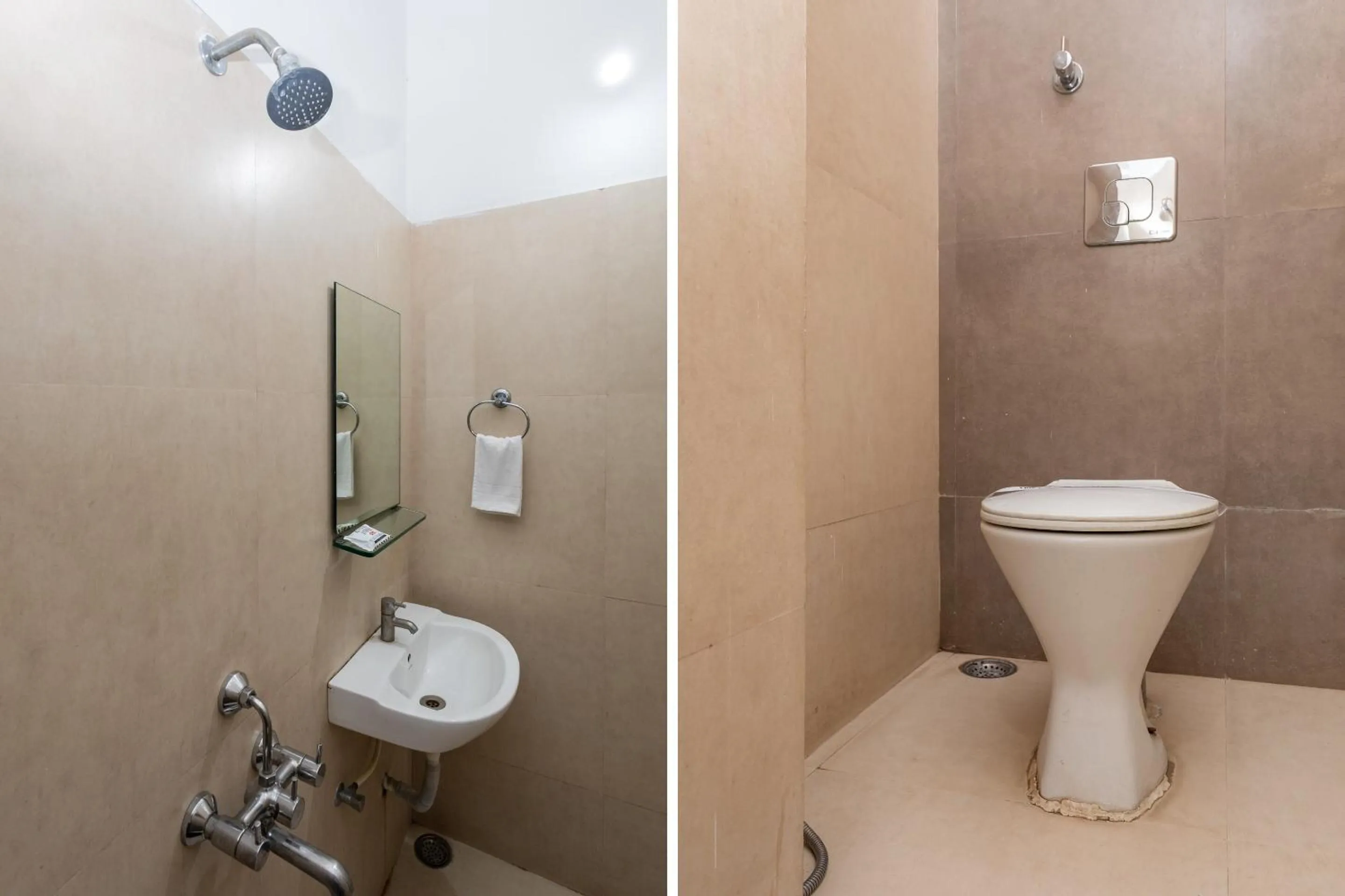 Bathroom in Hotel O Villa De Zamindar