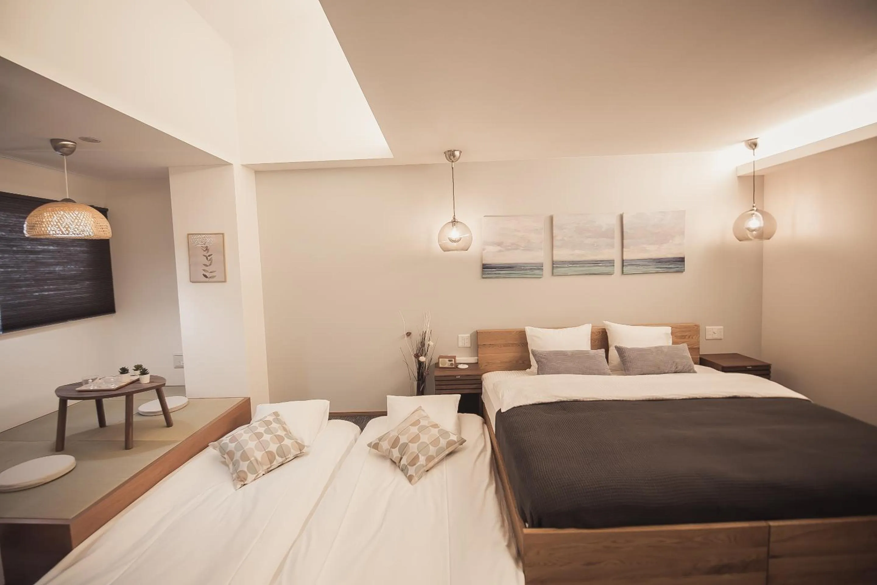 Bed in Monoka Hotel Ginza