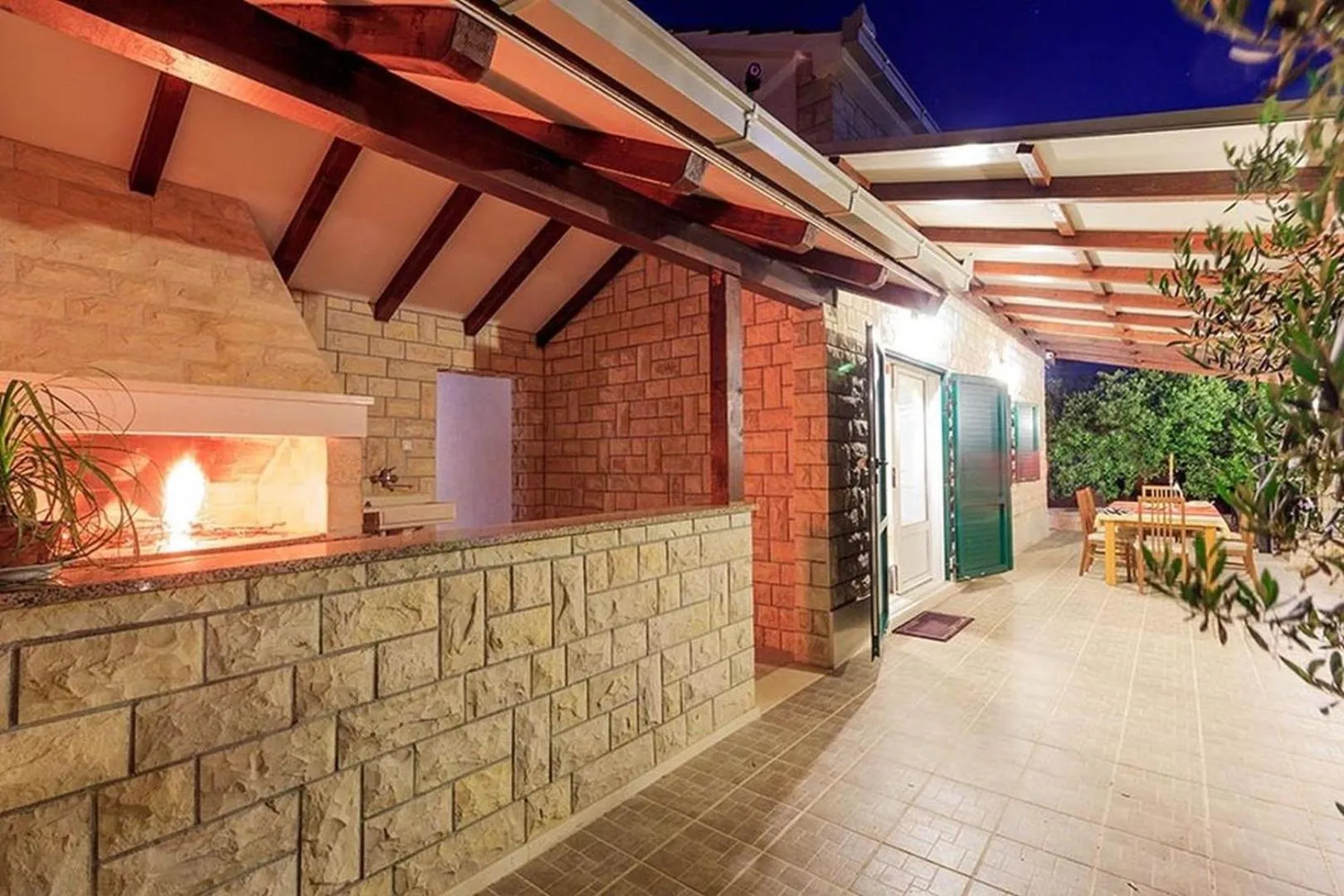 Property building in Luxury Beachfront Villa Dalmatino Trogir with private pool right at the beach in Okrug Gornji - Ciovo