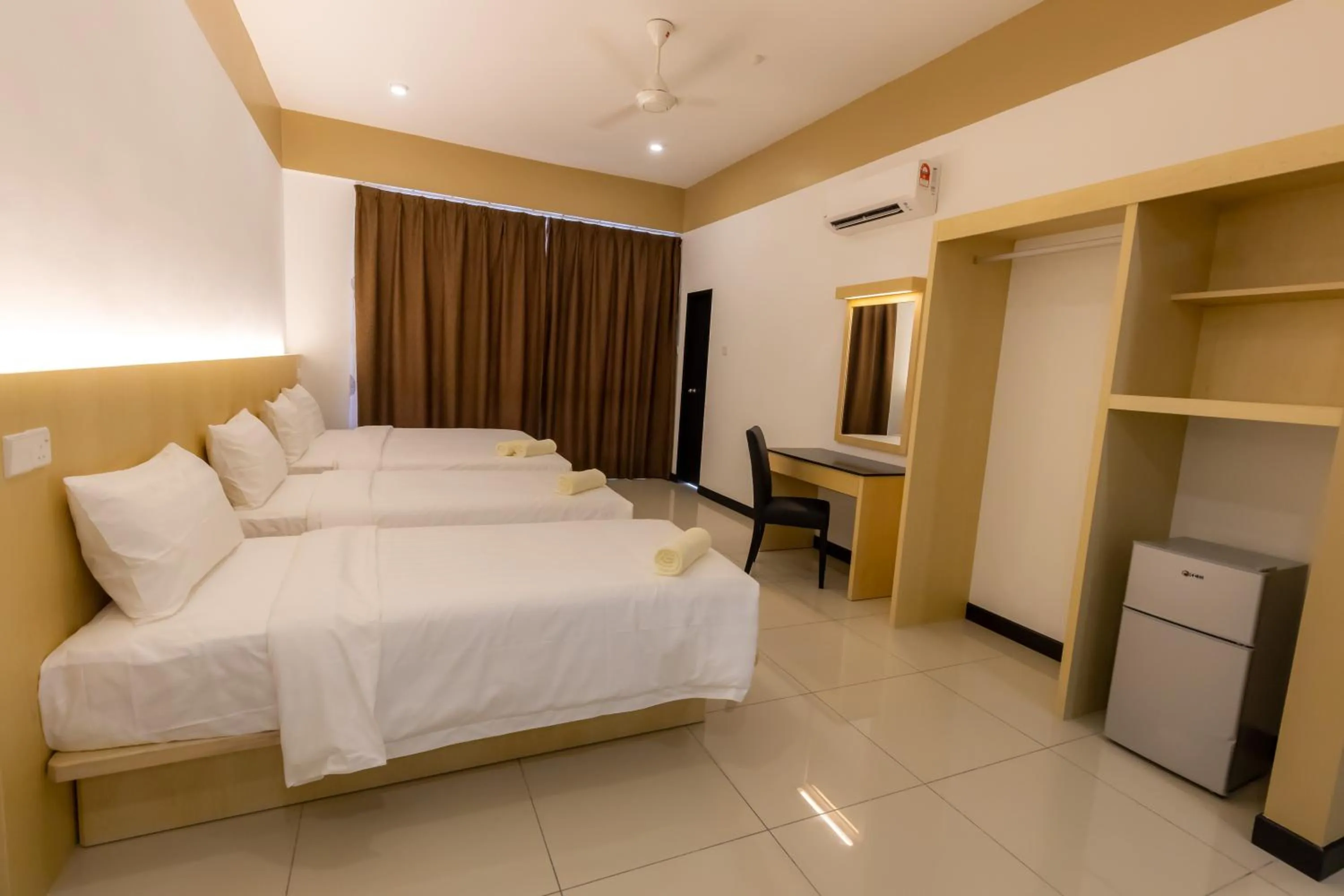 Bed in Scott Service Suites