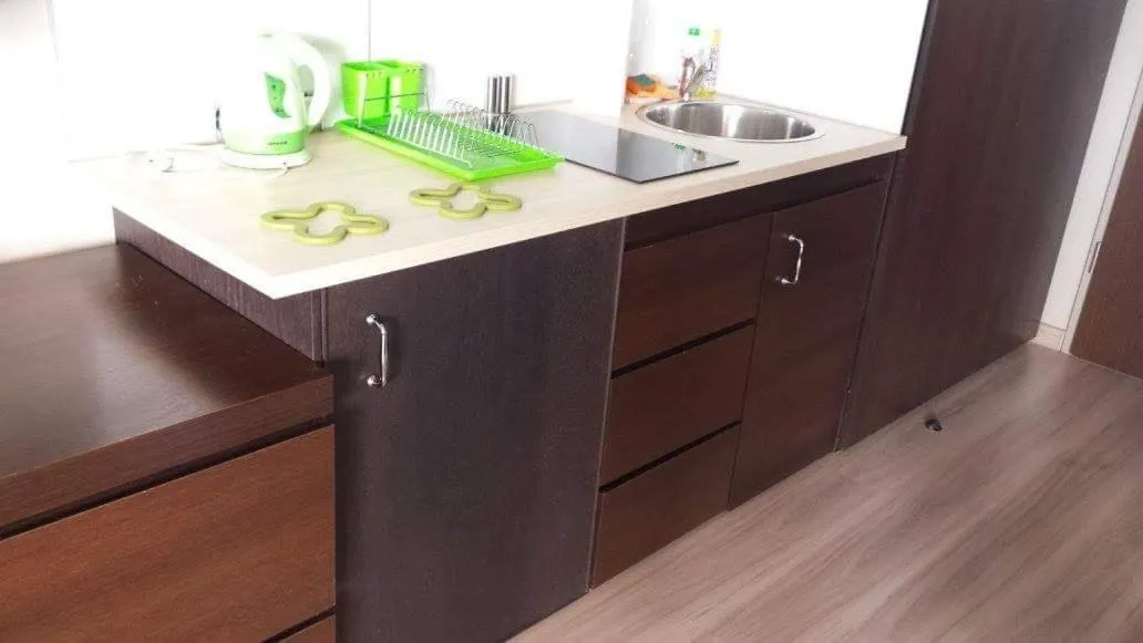 Kitchen or kitchenette in Maloves Resort & Spa, pokoje w bocznych budynkach