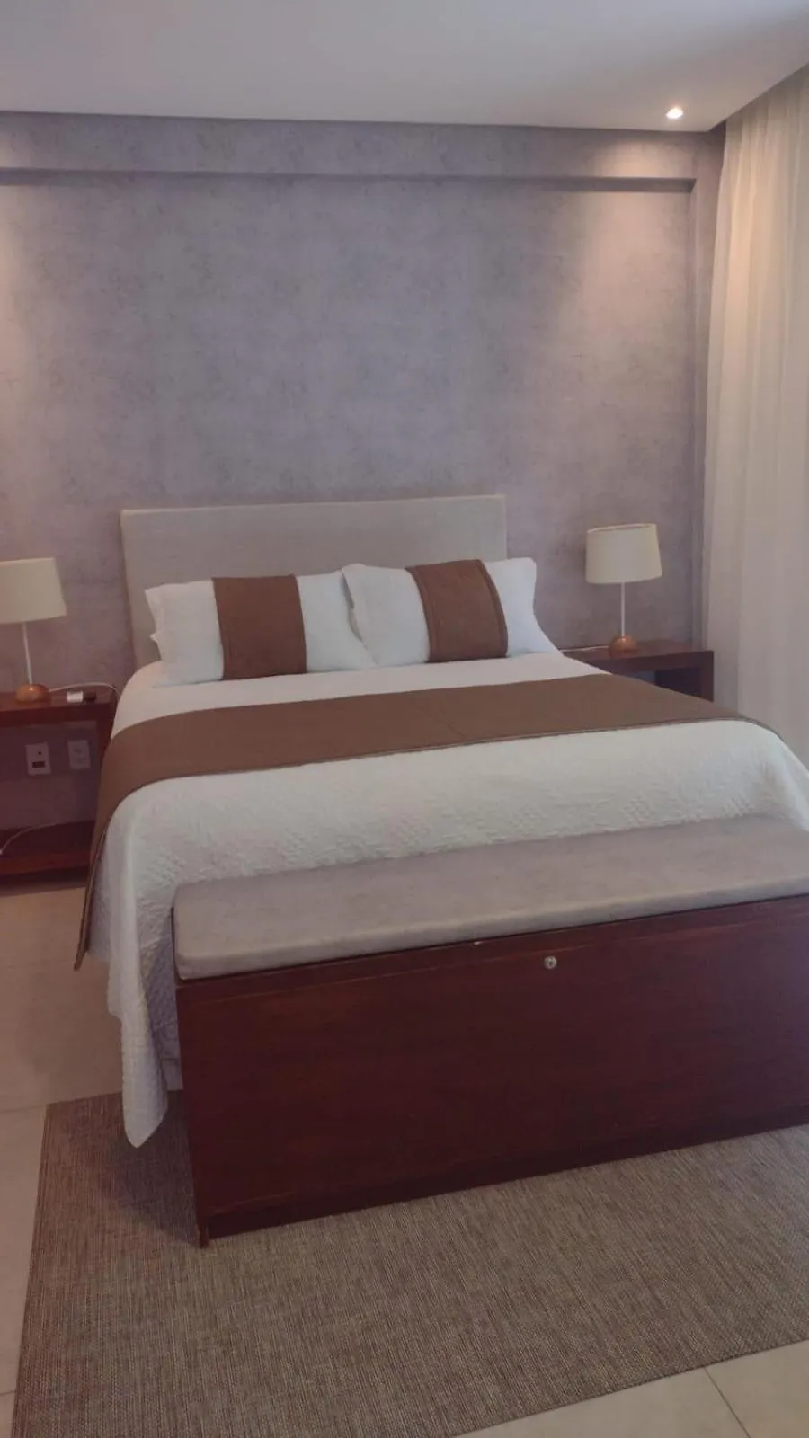 Bed in FLAT NA PRINCIPAL DE PIPA