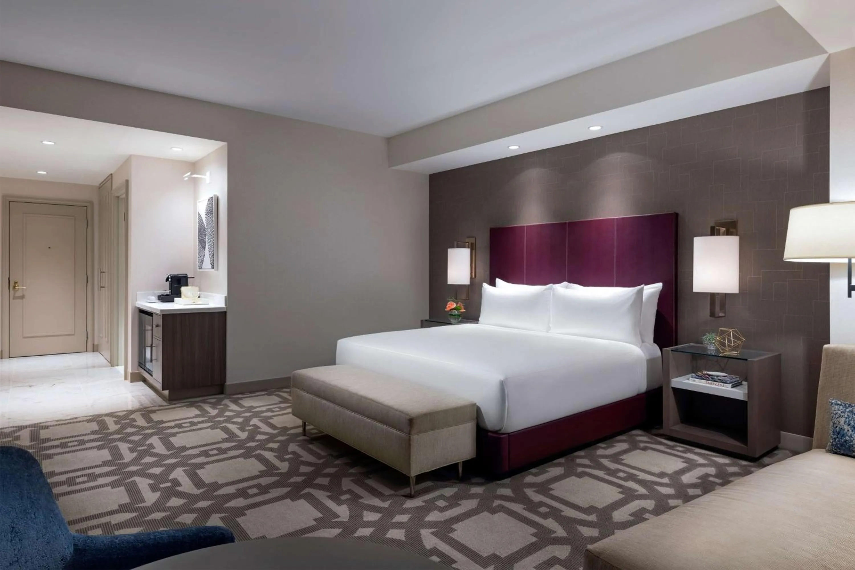 Bed in Crockfords Las Vegas, LXR Hotels & Resorts at Resorts World