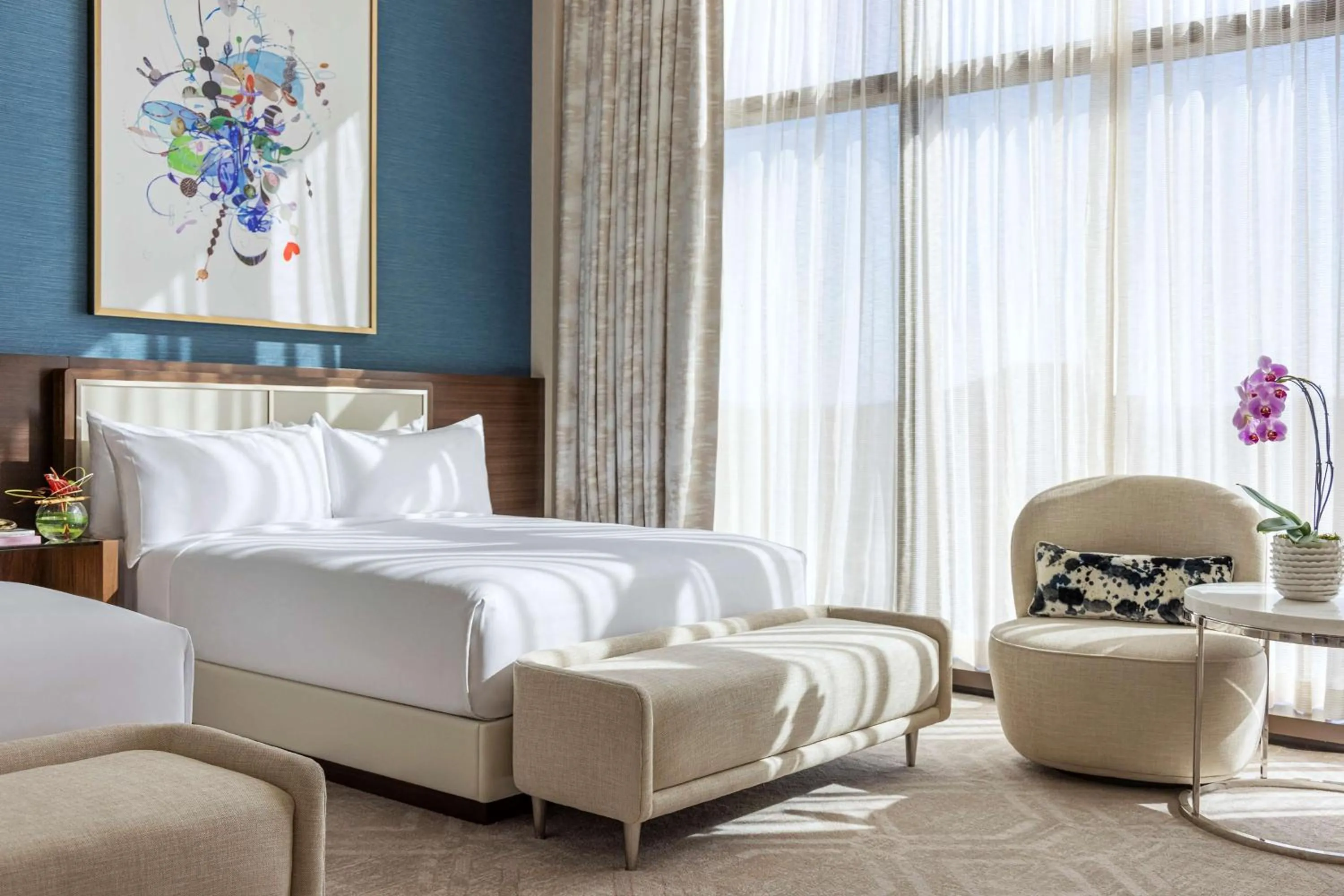 Bed in Crockfords Las Vegas, LXR Hotels & Resorts at Resorts World