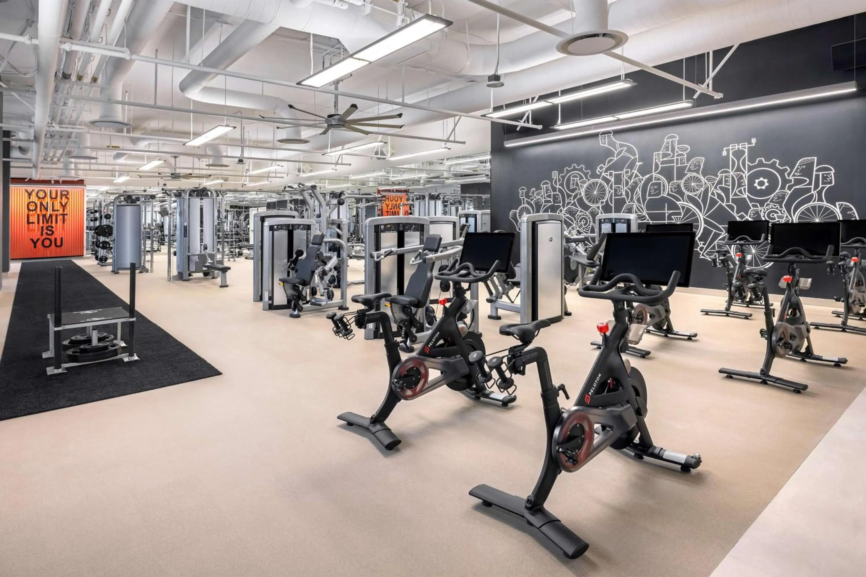 Fitness centre/facilities in Crockfords Las Vegas, LXR Hotels & Resorts at Resorts World