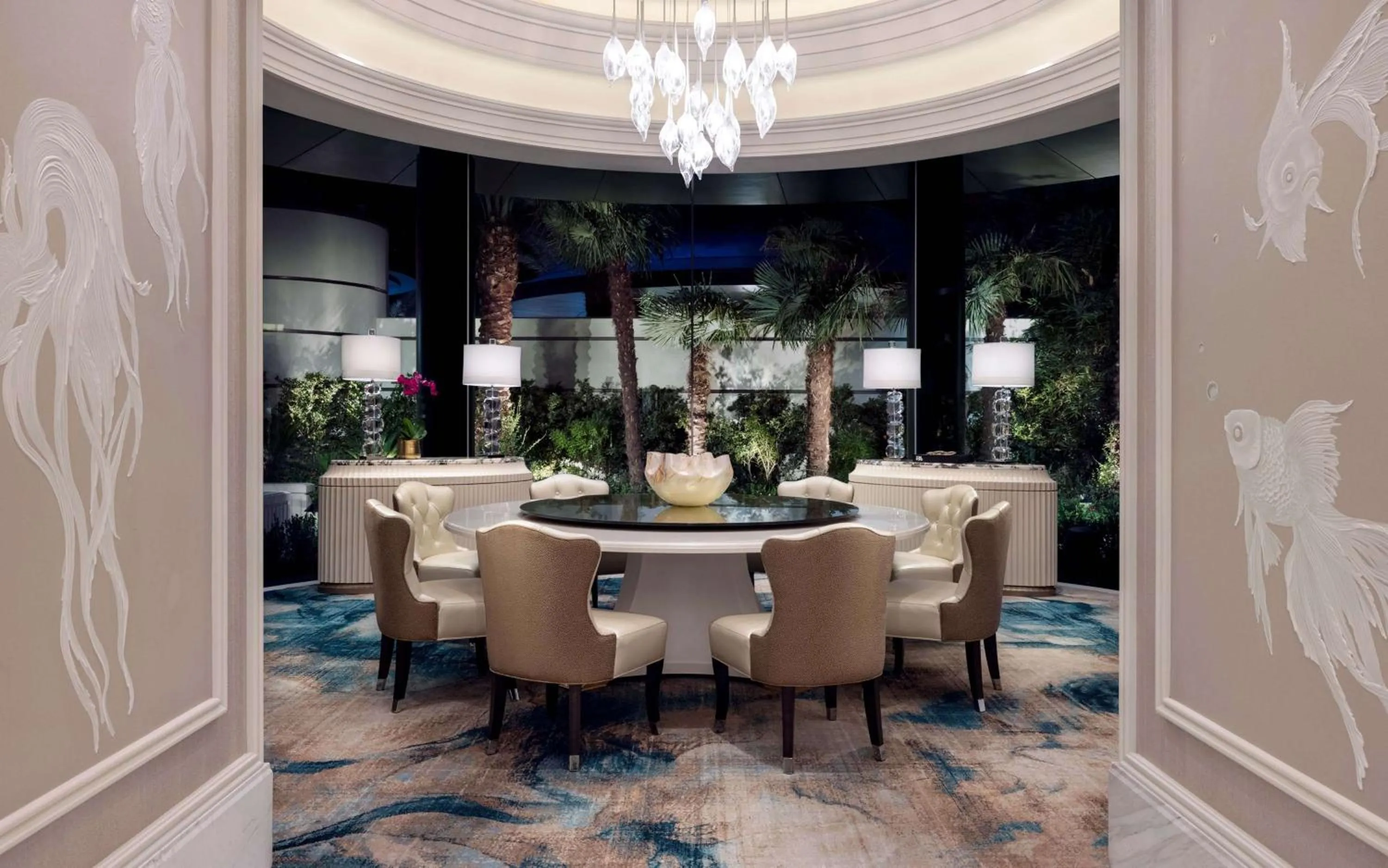 Living room in Crockfords Las Vegas, LXR Hotels & Resorts at Resorts World