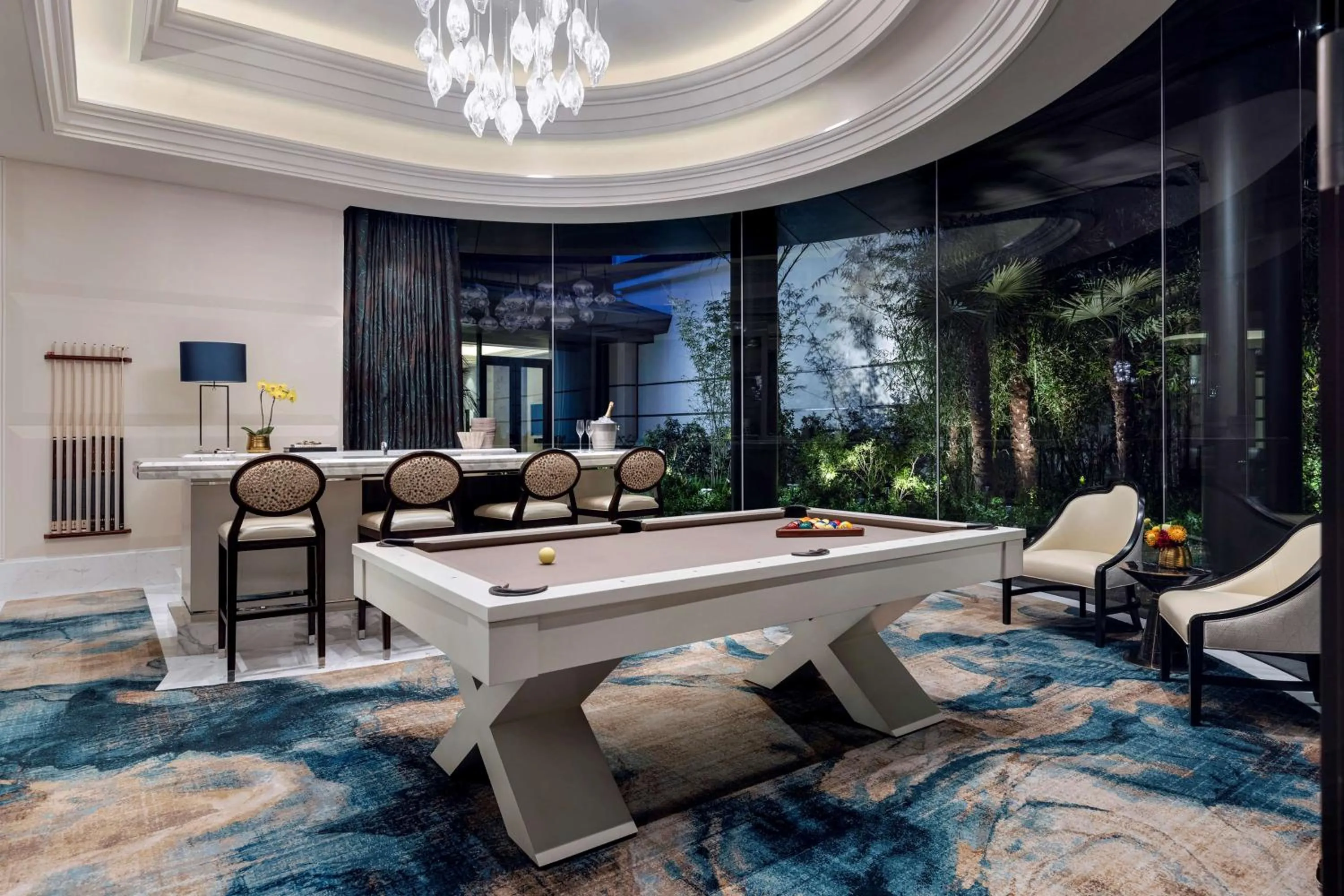 Living room in Crockfords Las Vegas, LXR Hotels & Resorts at Resorts World