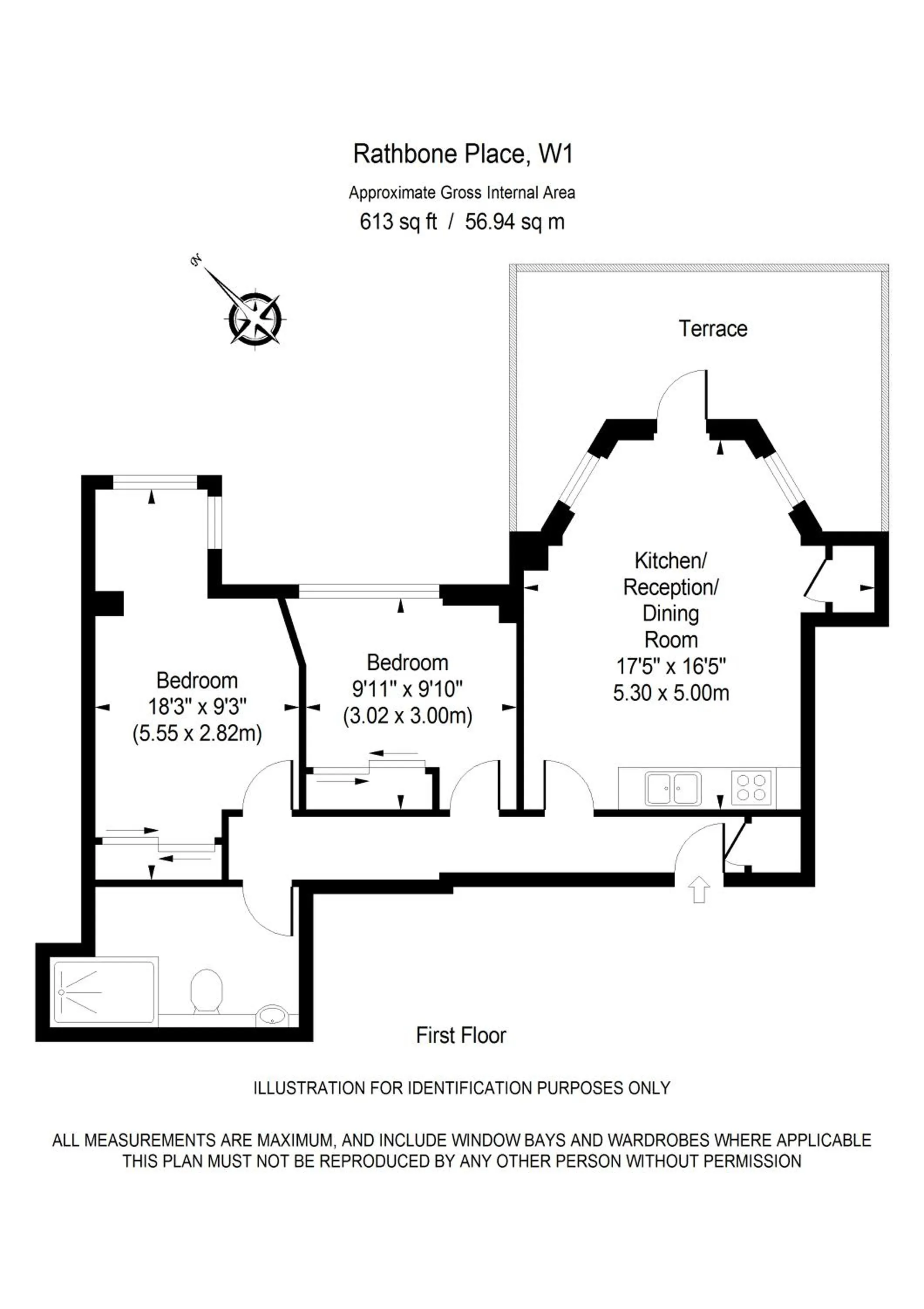 Floor plan in Urban Chic - Rathbone