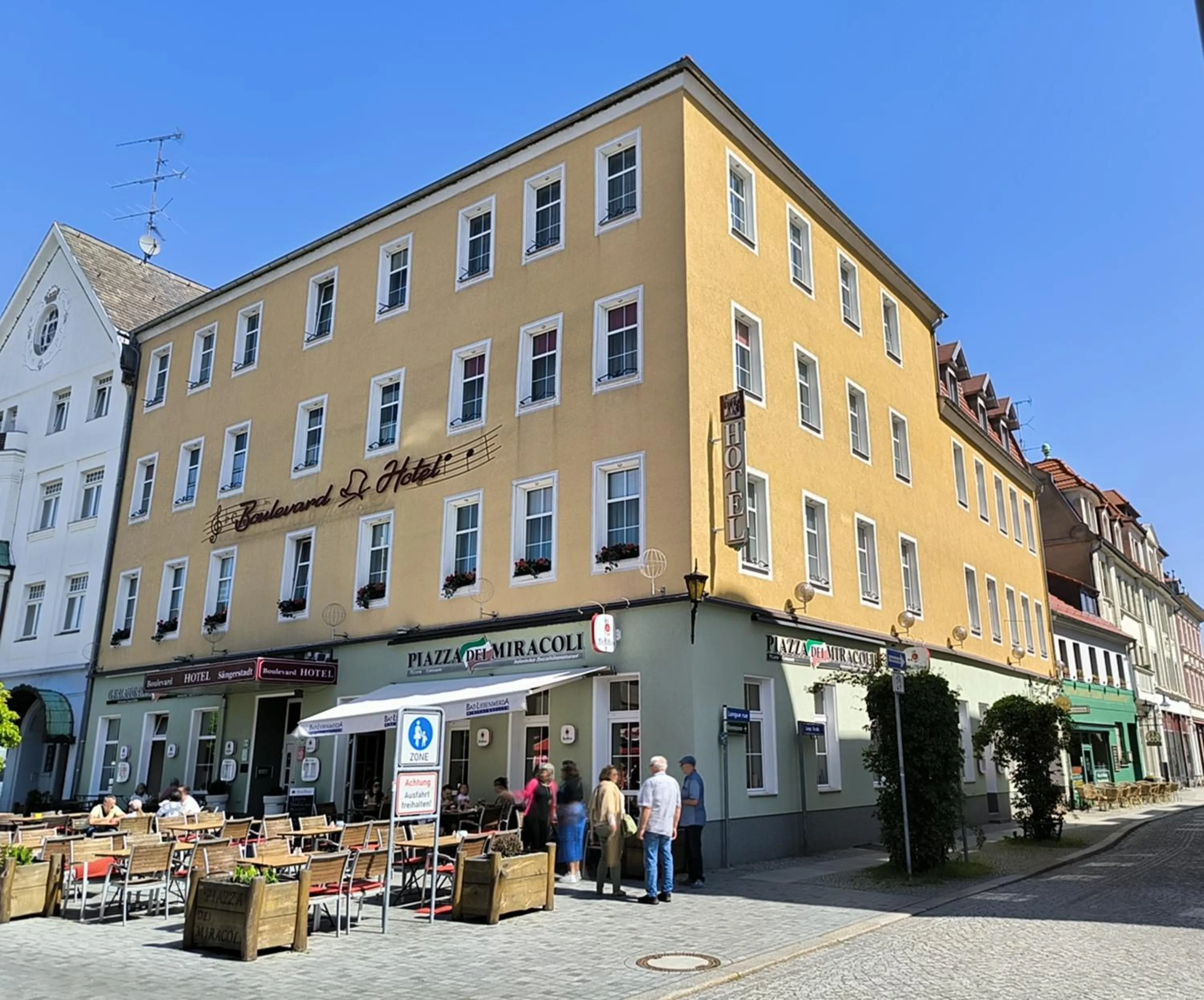 Property building in Boulevardhotel Sängerstadt - alle Zimmer klimatisiert