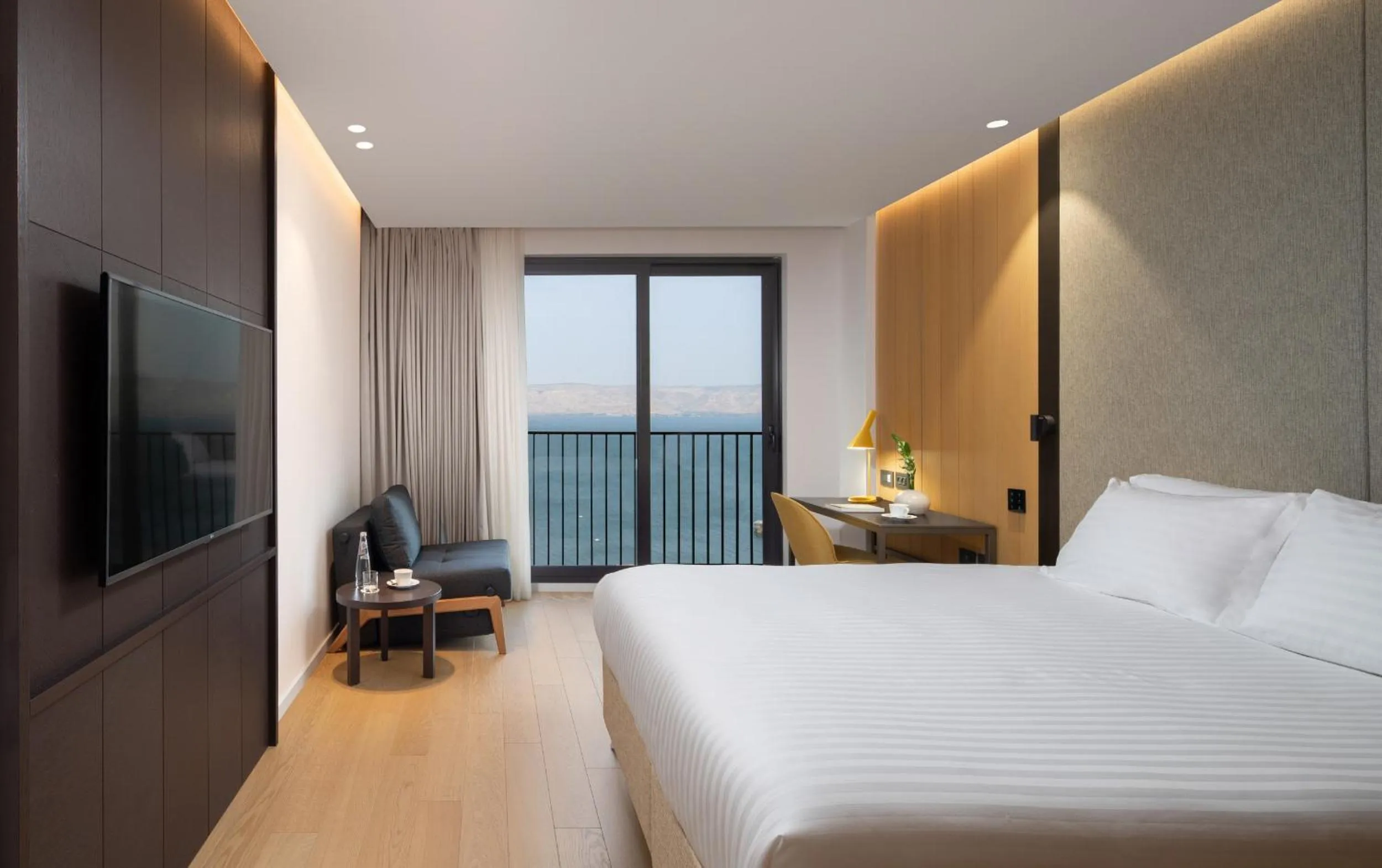 Bedroom, Bed in Sofia Hotel Sea Of Galilee