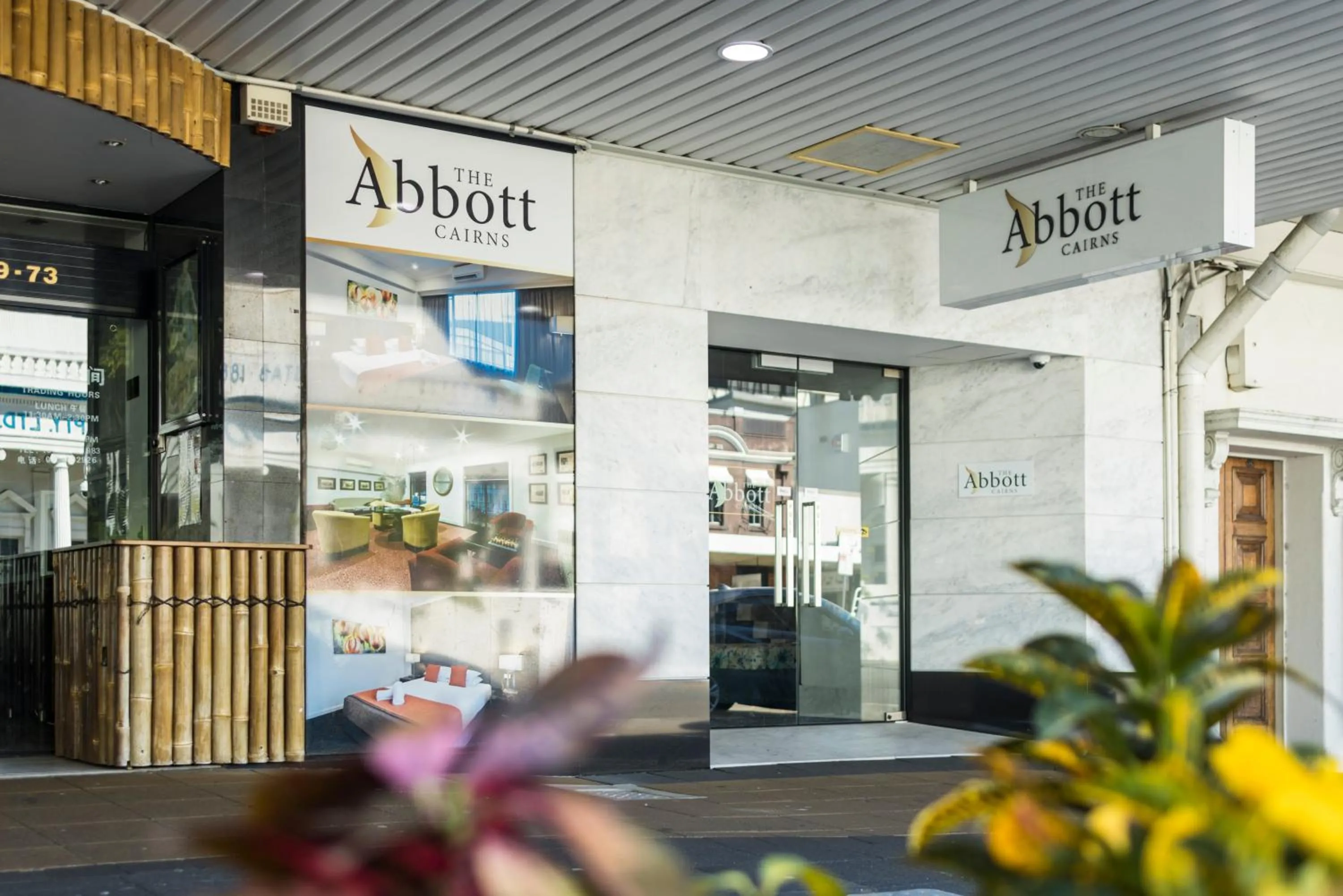 Property building in The Abbott Boutique Hotel