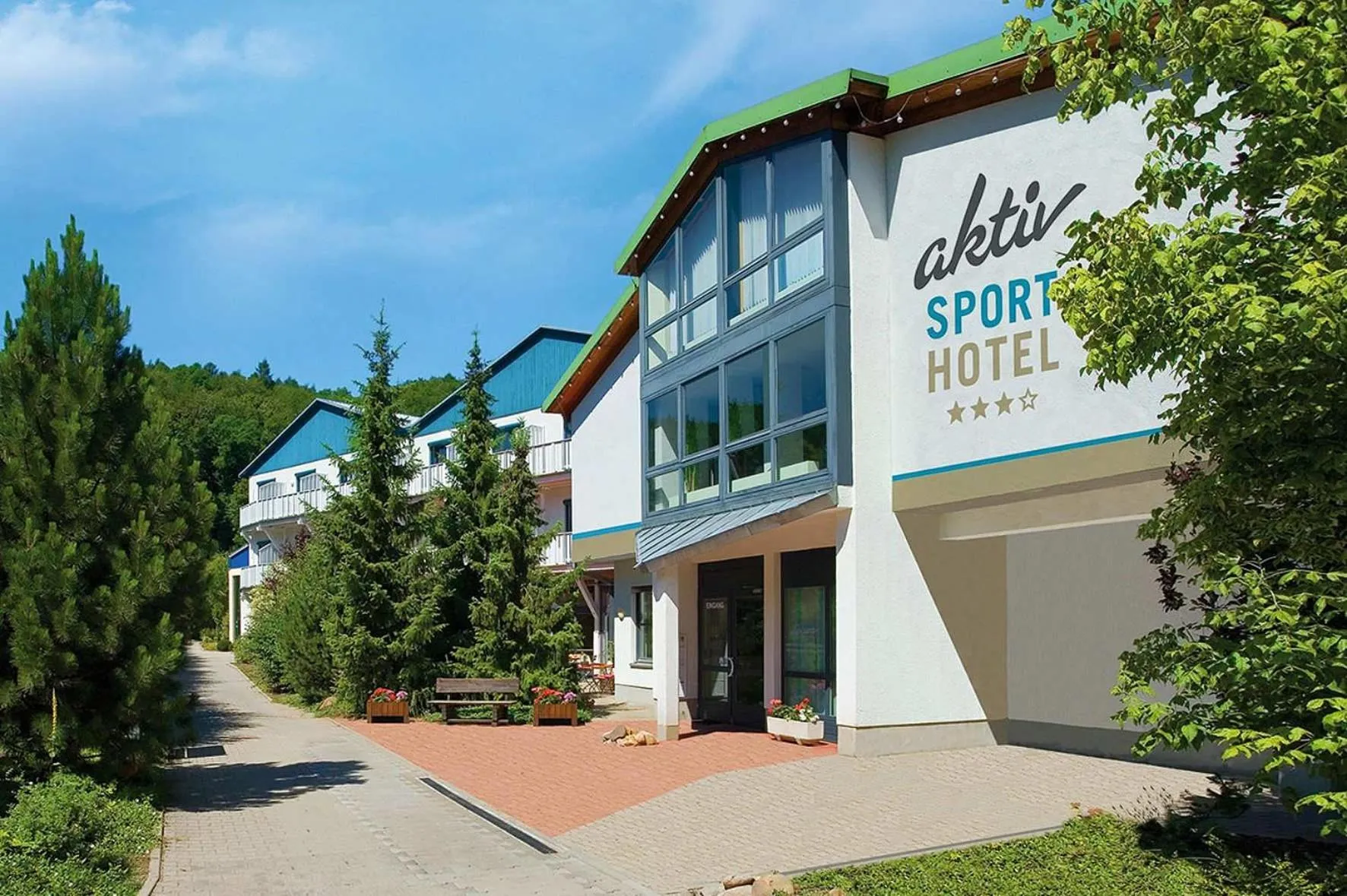 Facade/entrance in aktiv Sporthotel Sächsische Schweiz