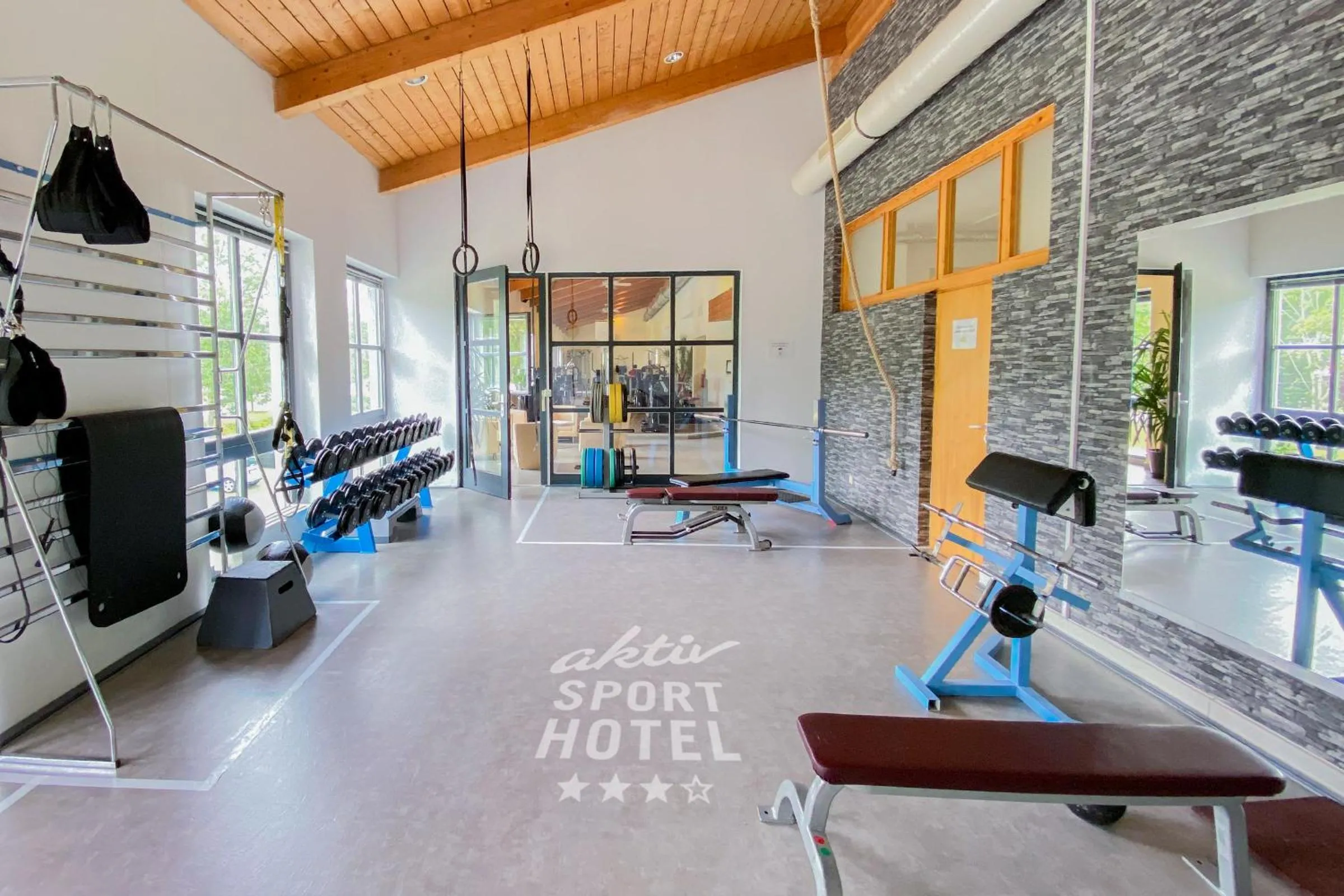 Fitness centre/facilities in aktiv Sporthotel Sächsische Schweiz
