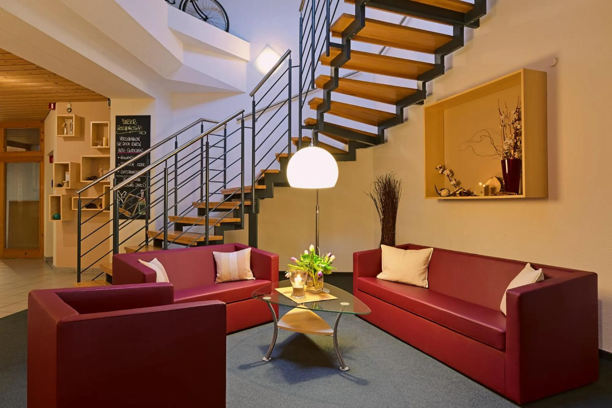 Lobby or reception in aktiv Sporthotel Sächsische Schweiz