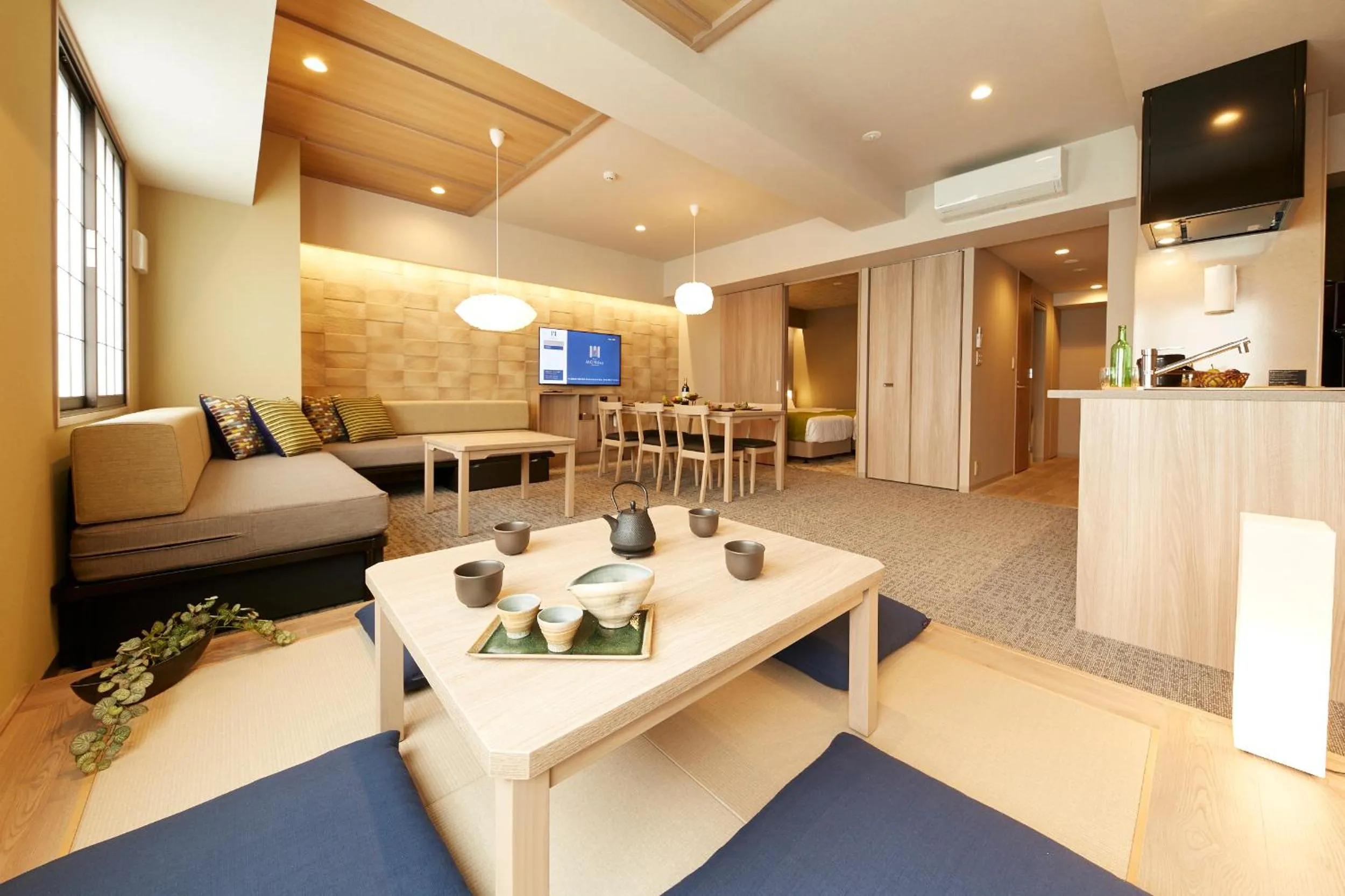 Kitchen or kitchenette in MONday Apart Premium UENO