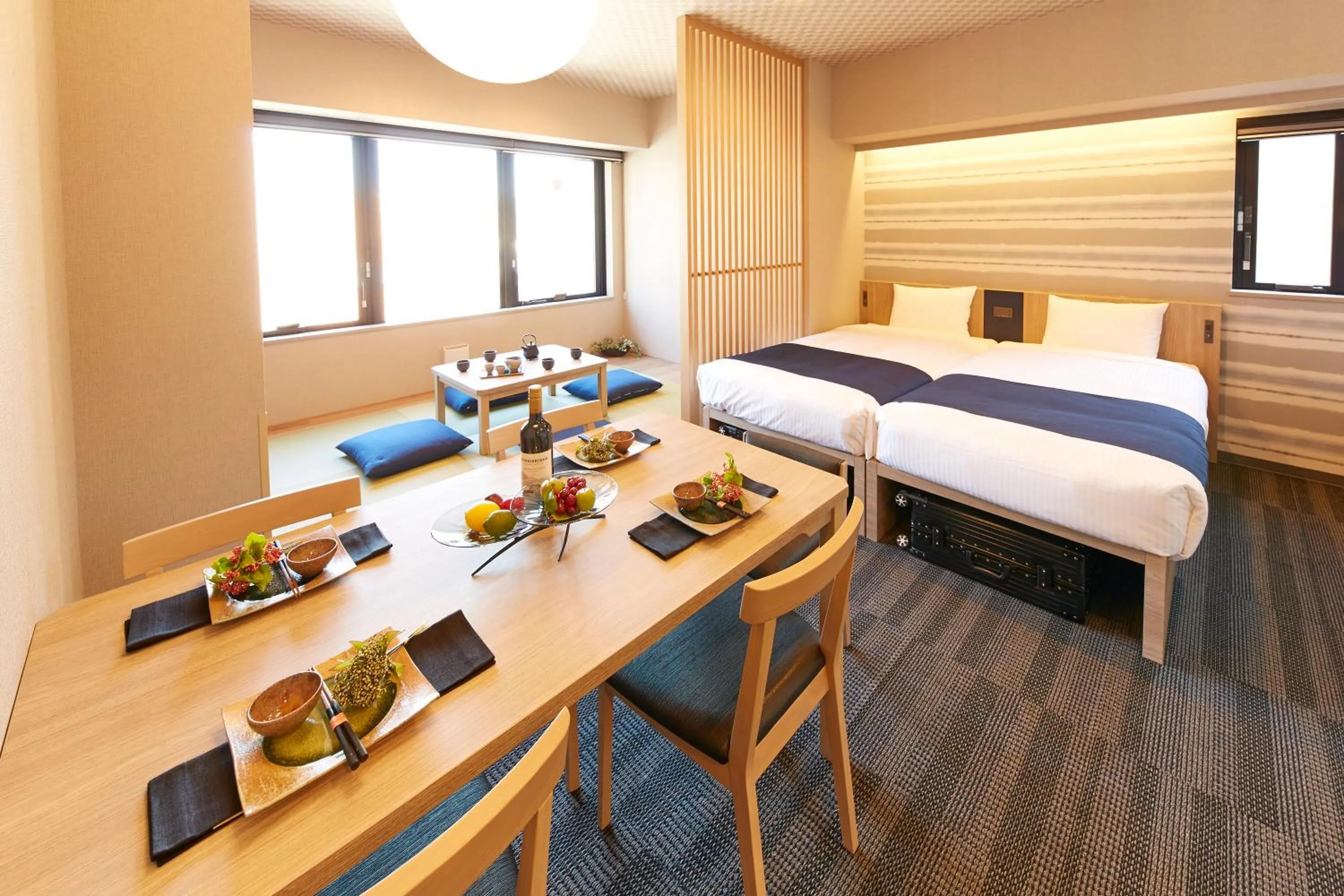 Bed in MONday Apart Premium Ginza Shintomicho