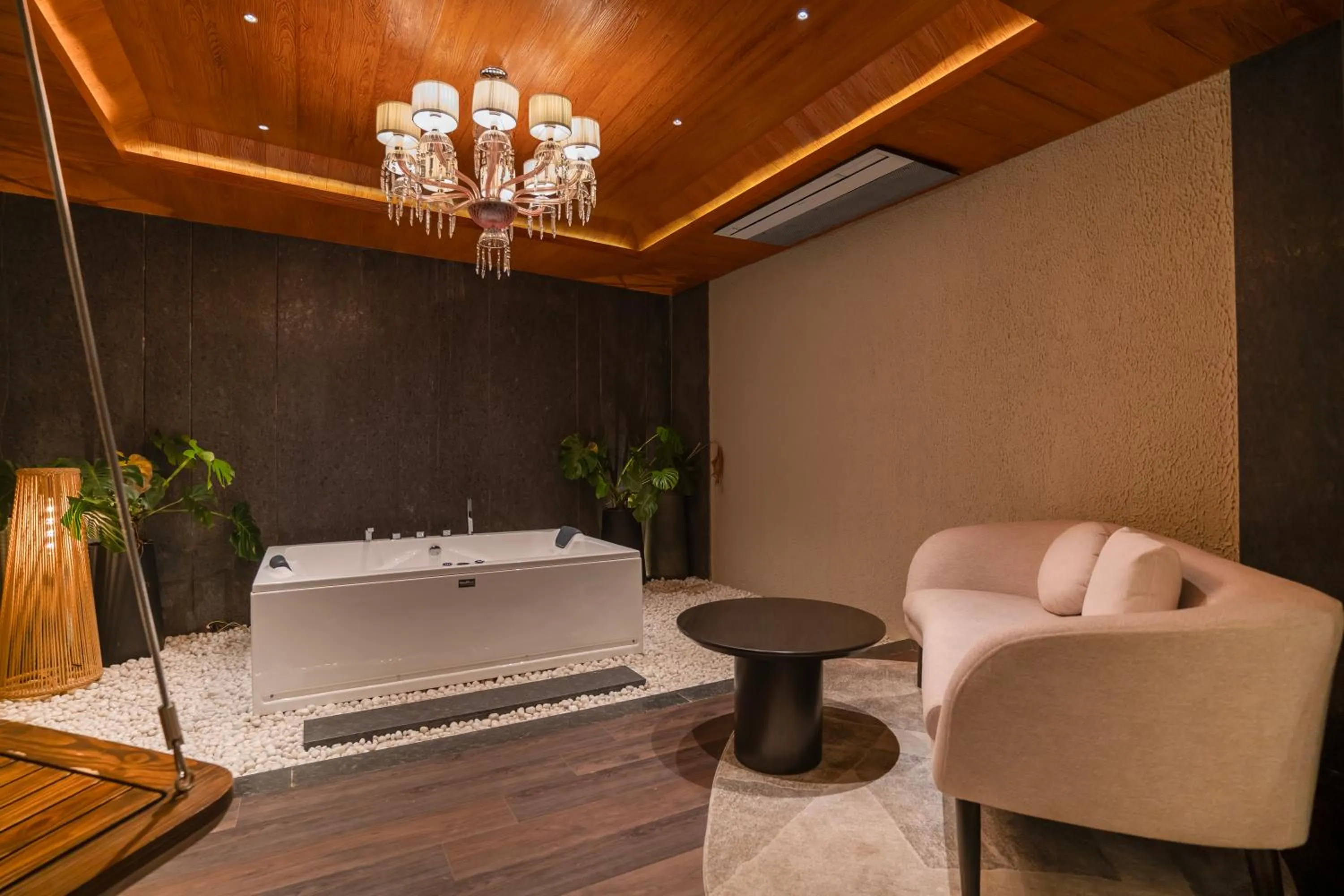 Seating area in Valentia The Exotic Boutique Hotel - Pure Veg