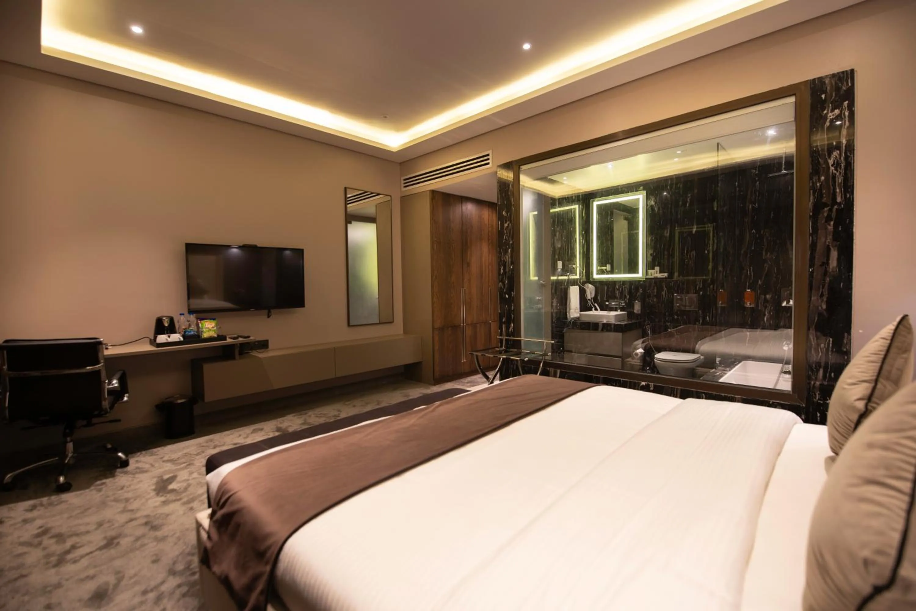 Bed in Valentia The Exotic Boutique Hotel - Pure Veg