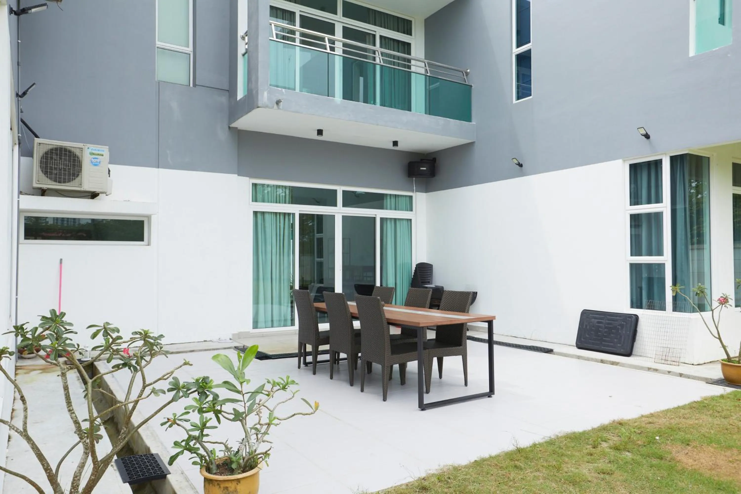 Patio in Desaru Arcadia Villa By Convergence