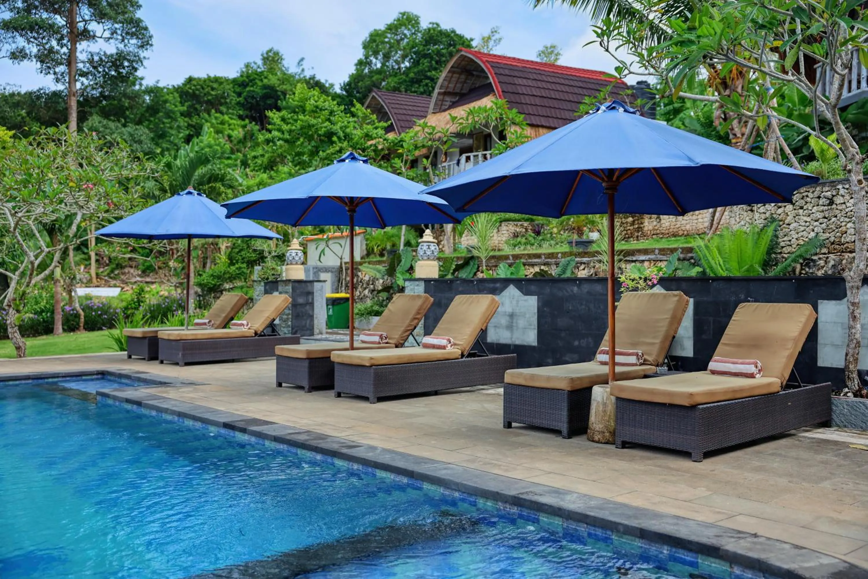 Pool view in NG Sweet Home