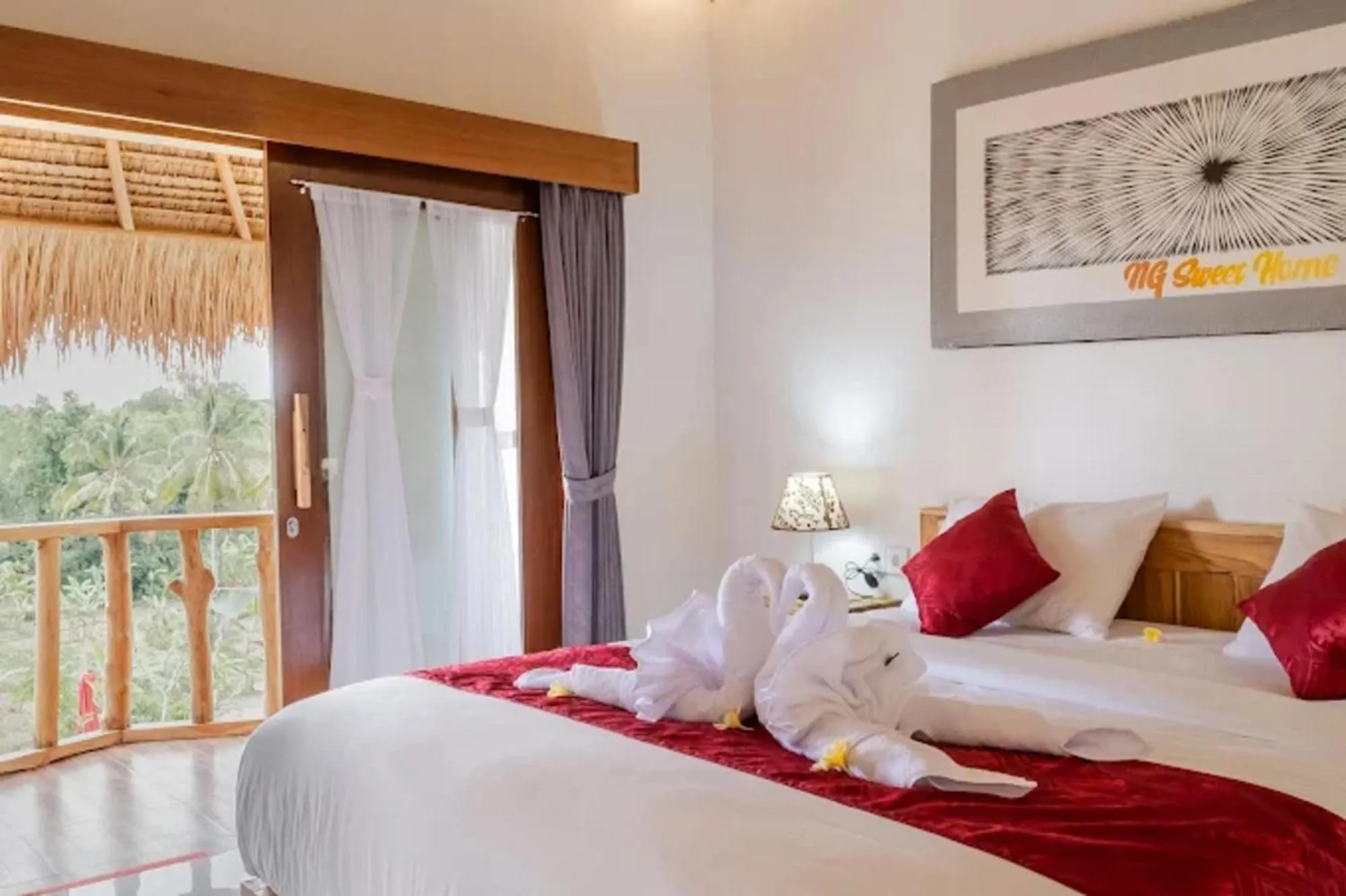 Balcony/Terrace, Bed in NG Sweet Home