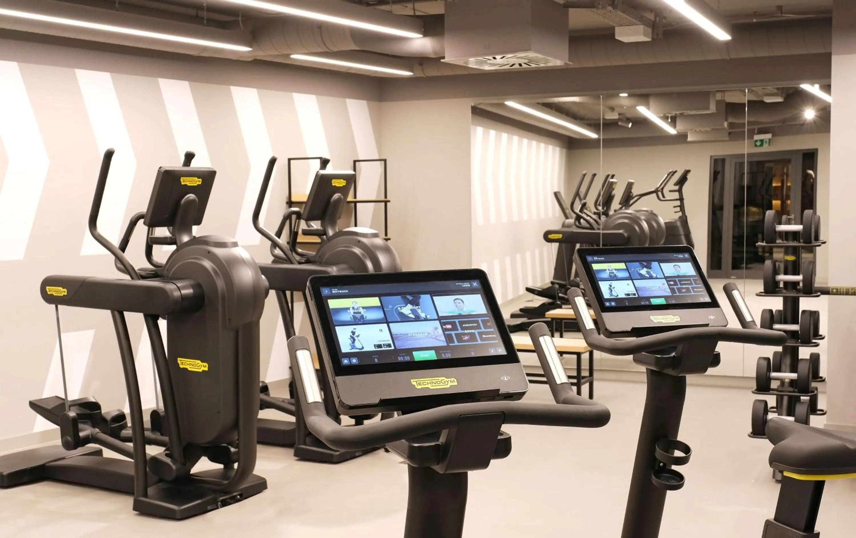Fitness centre/facilities in ATLANTIC Hotel Münster