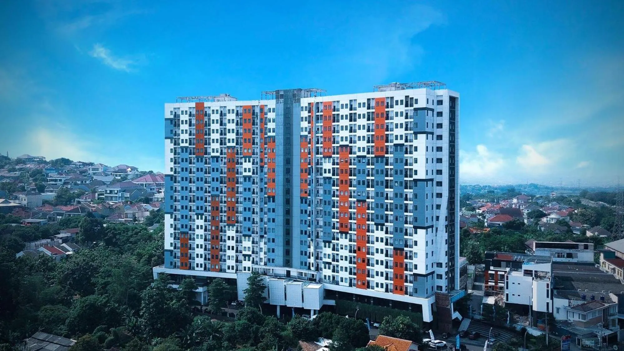 Bird's eye view in Cordova Suites