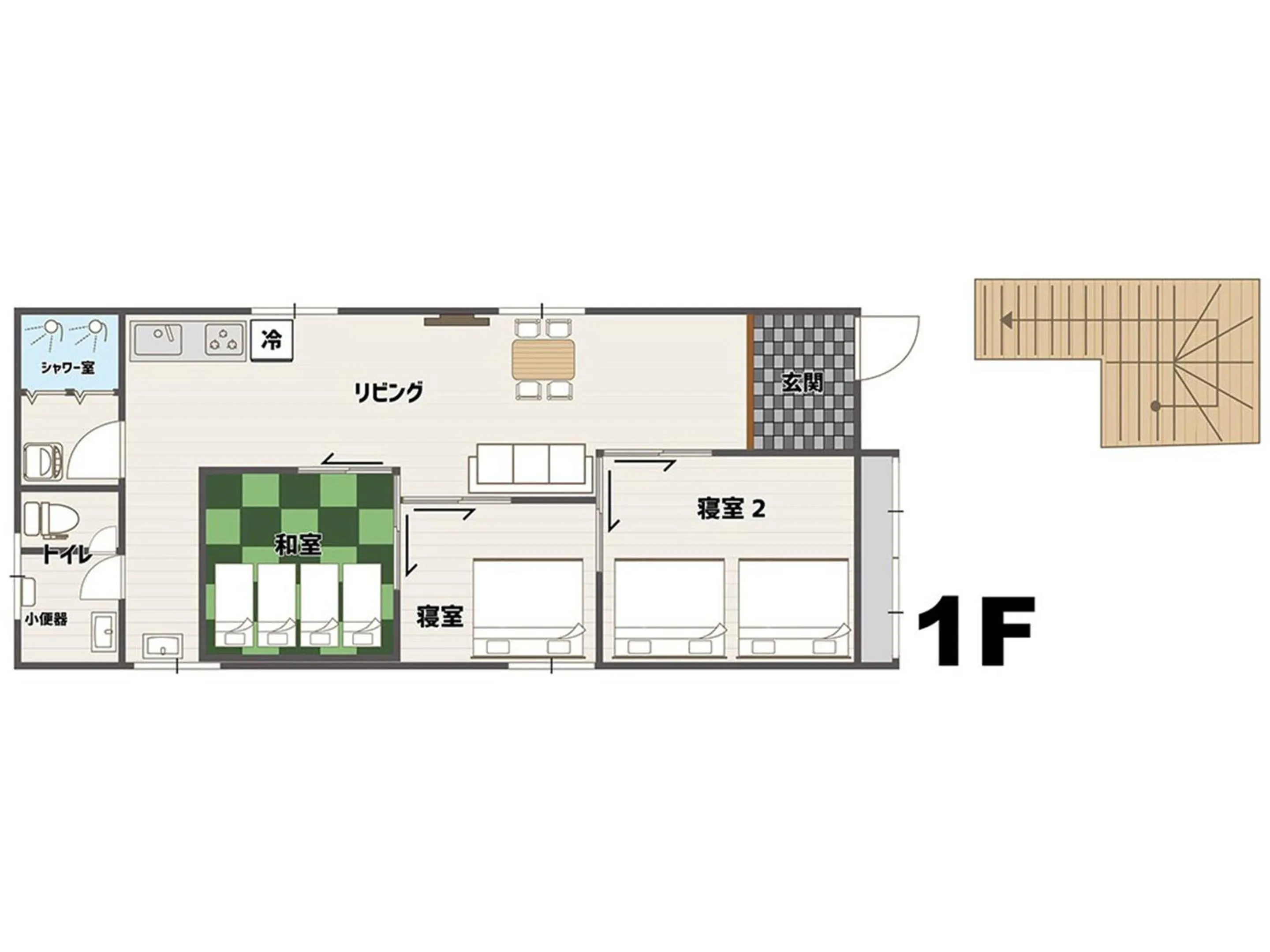 Floor plan in Mcity in Maejima