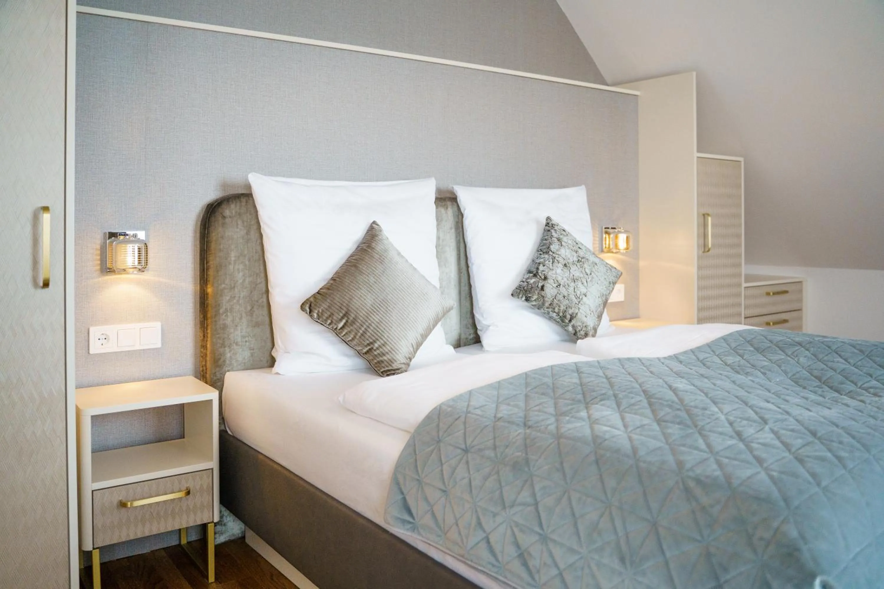 Bed in Hotel Wilder Mann