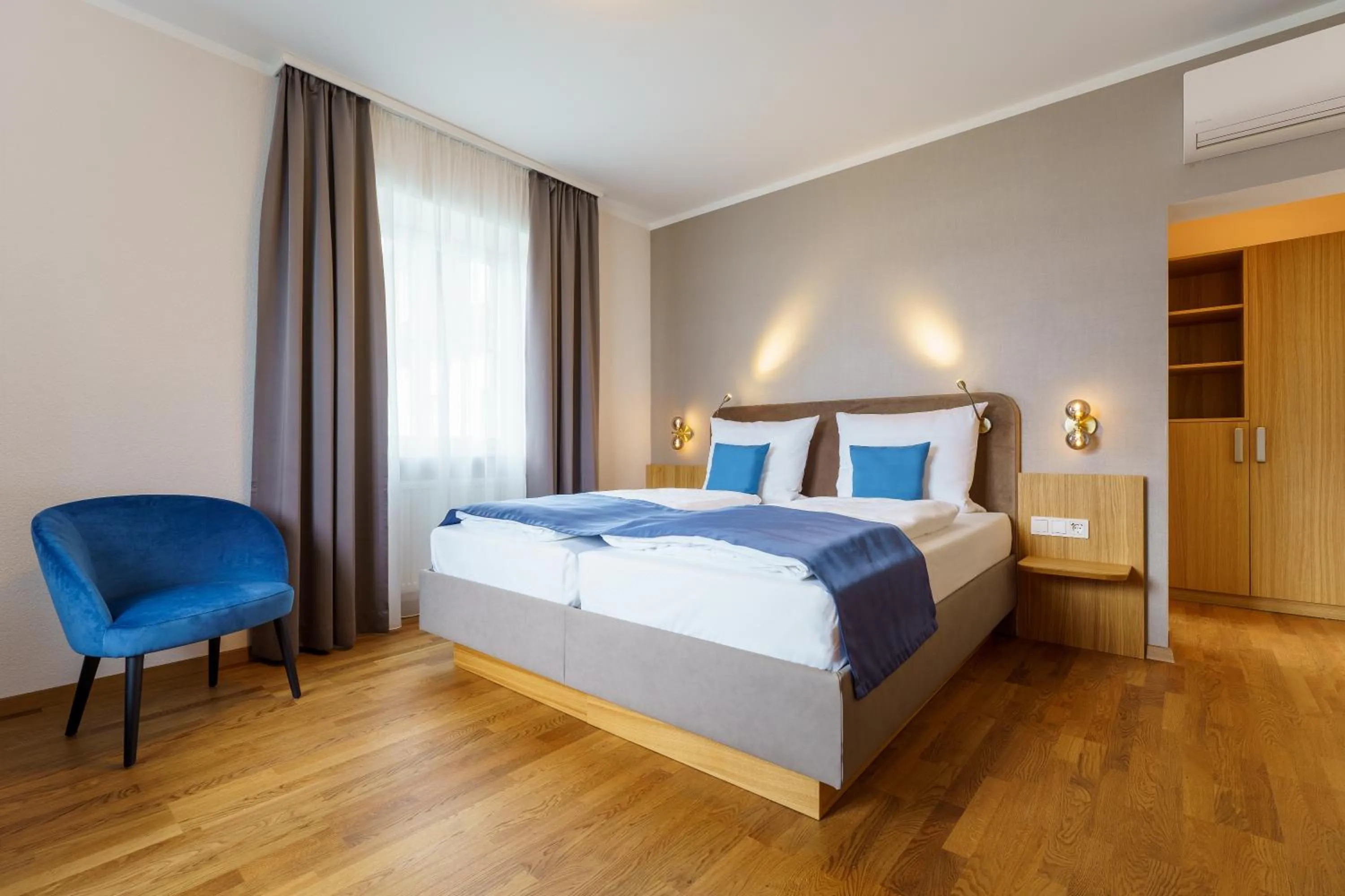 Bedroom, Bed in Hotel Wilder Mann