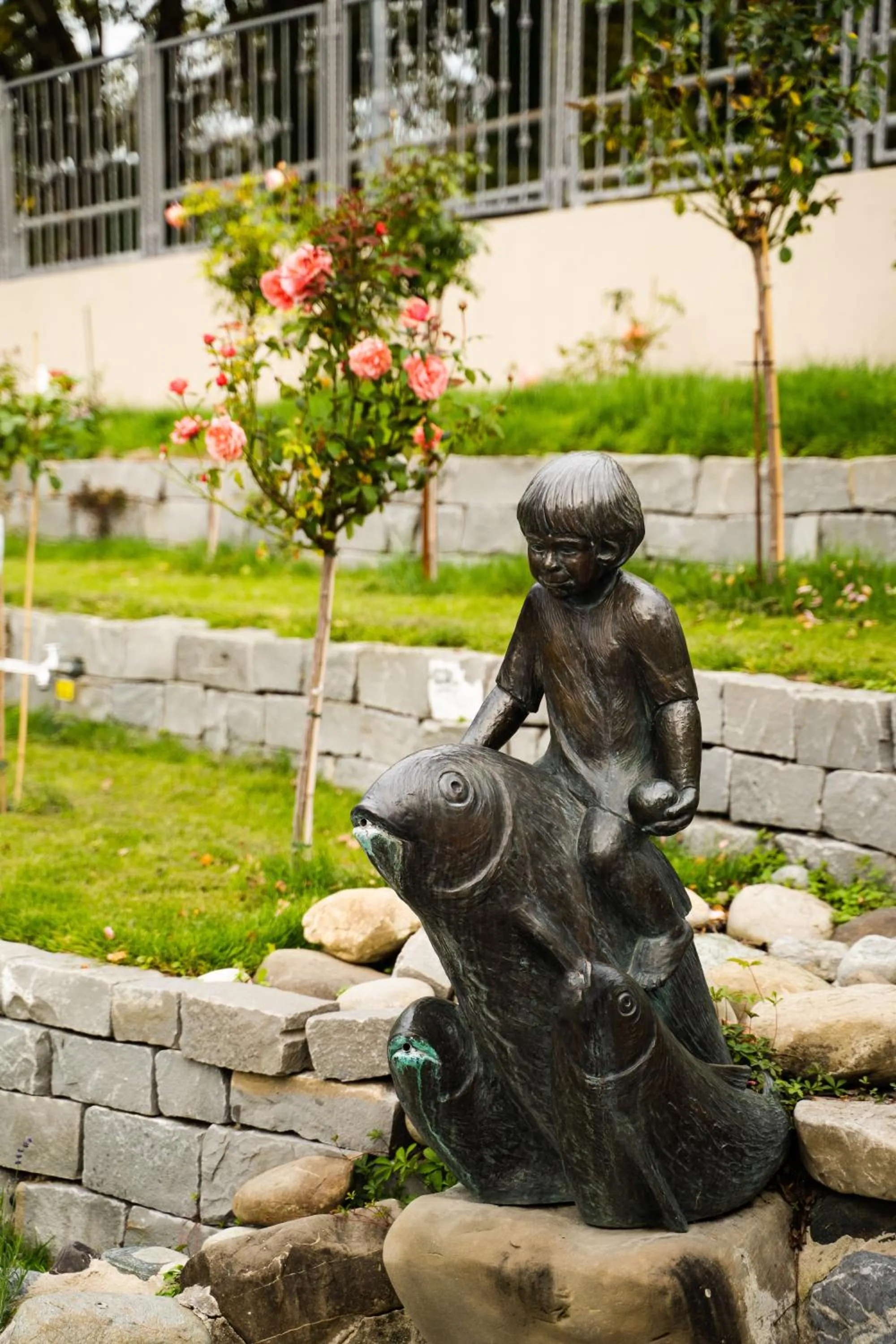 Garden in Hotel Wilder Mann