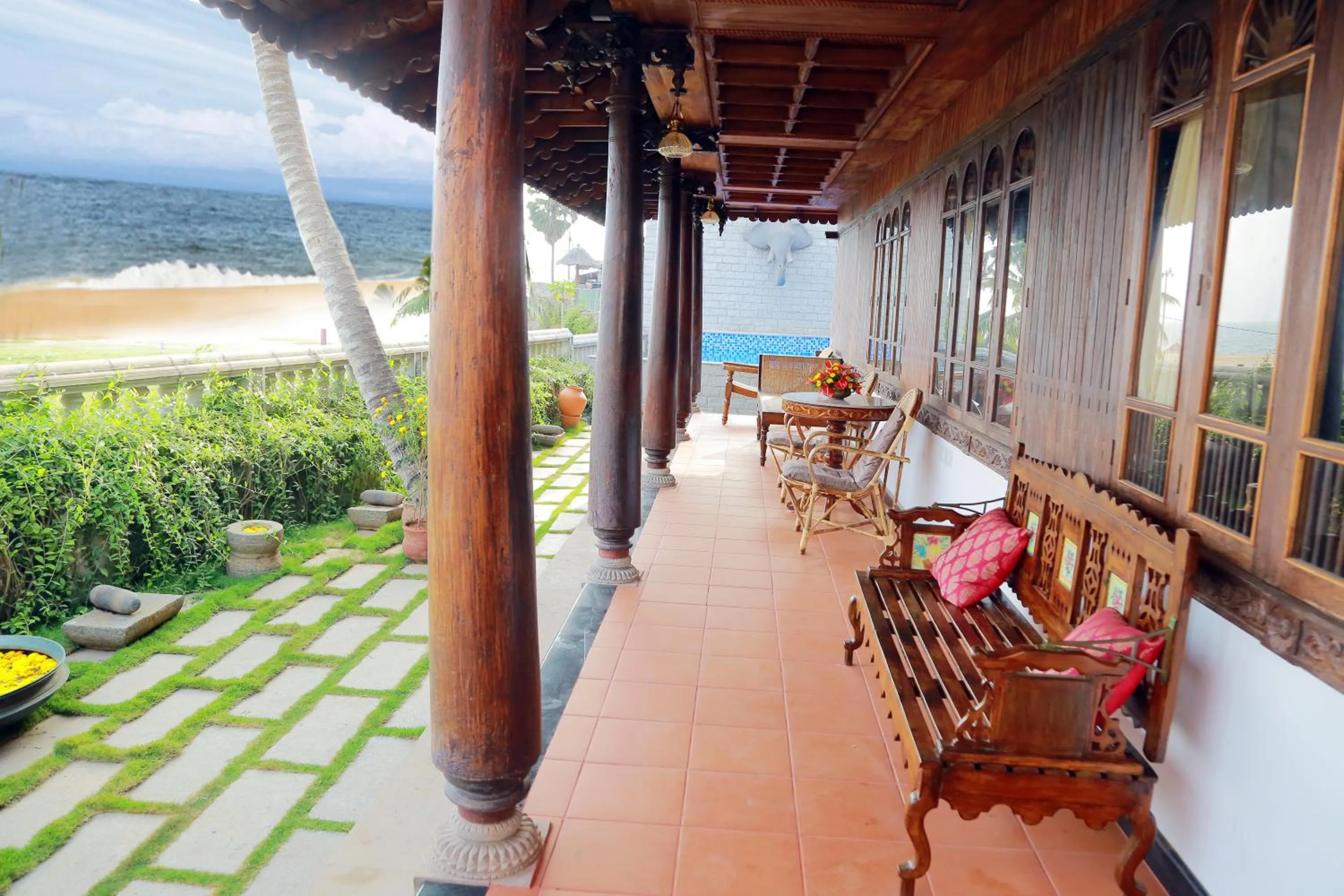 Balcony/Terrace in AyurSoma Ayurveda Royal Retreat