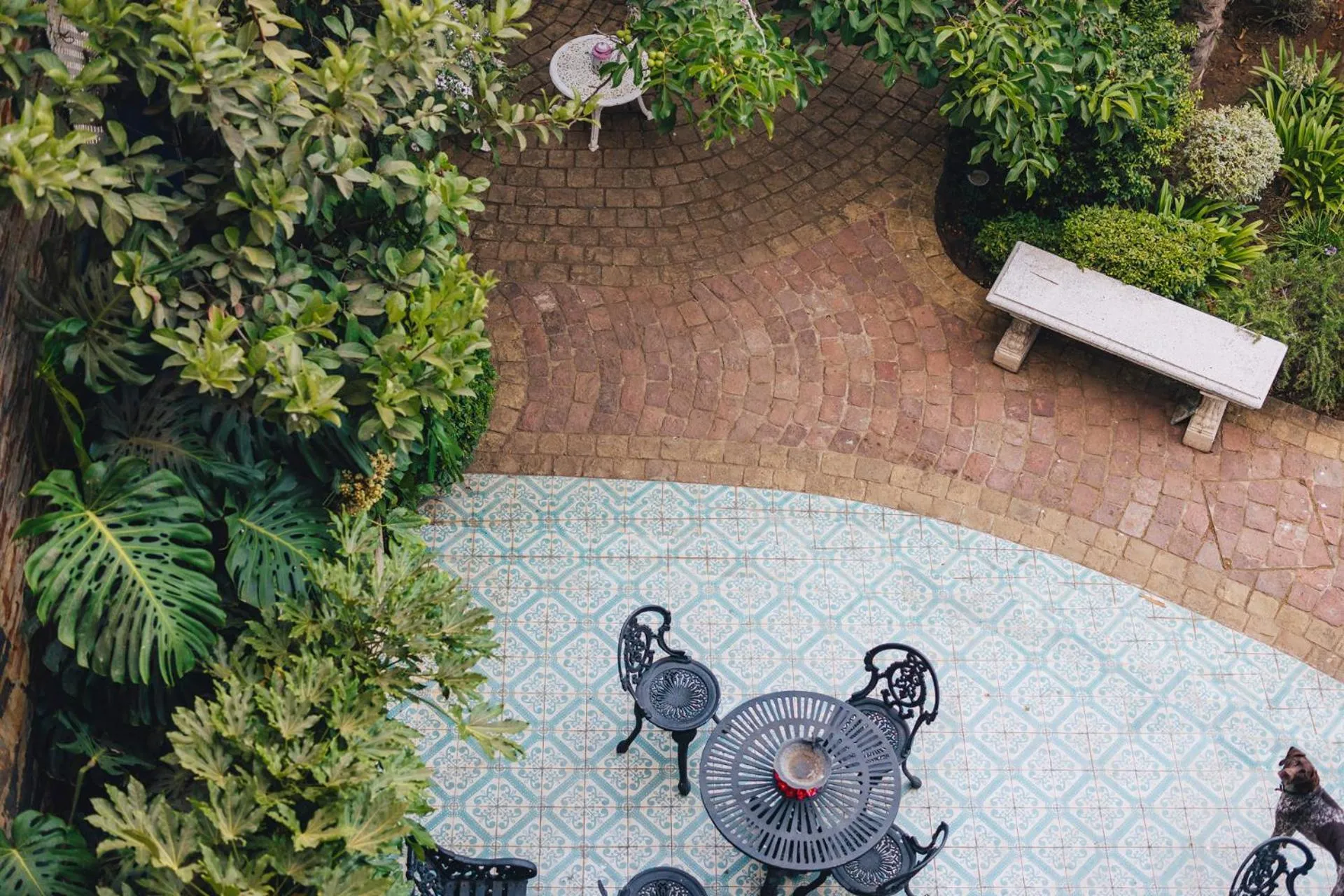 Patio in Casablu Hotel