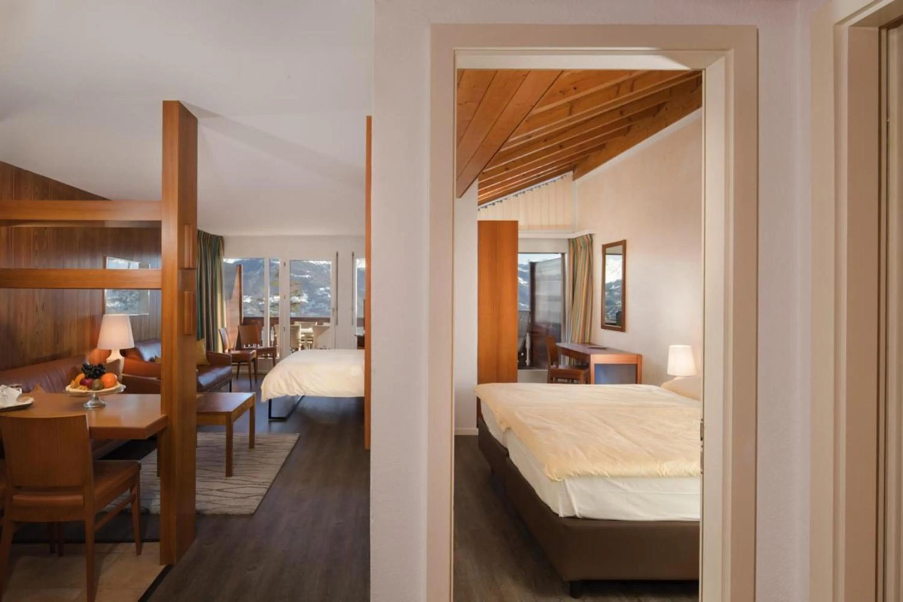 Bed in Hotel Helvetia Intergolf