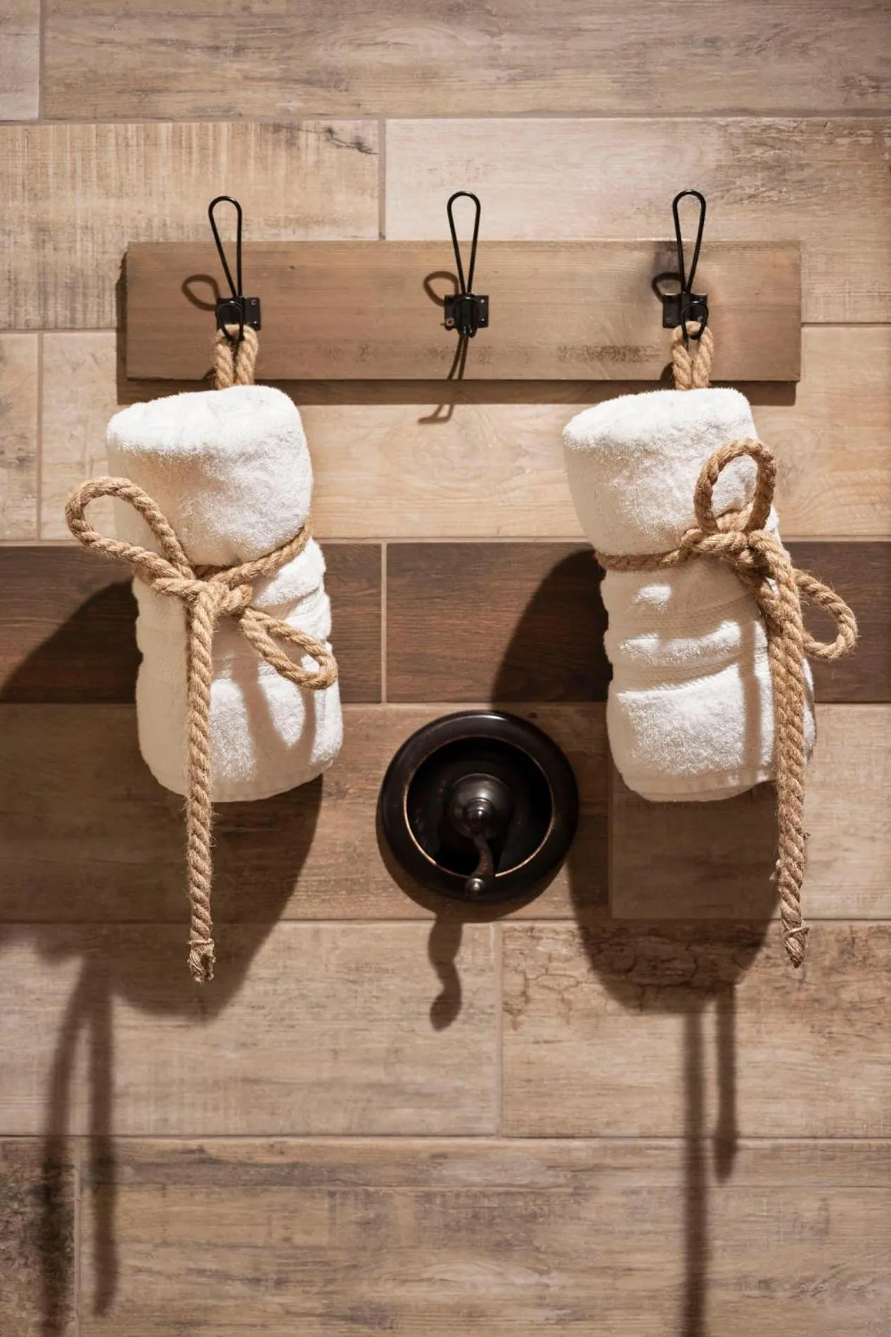 towels in River Rock Inn B&B