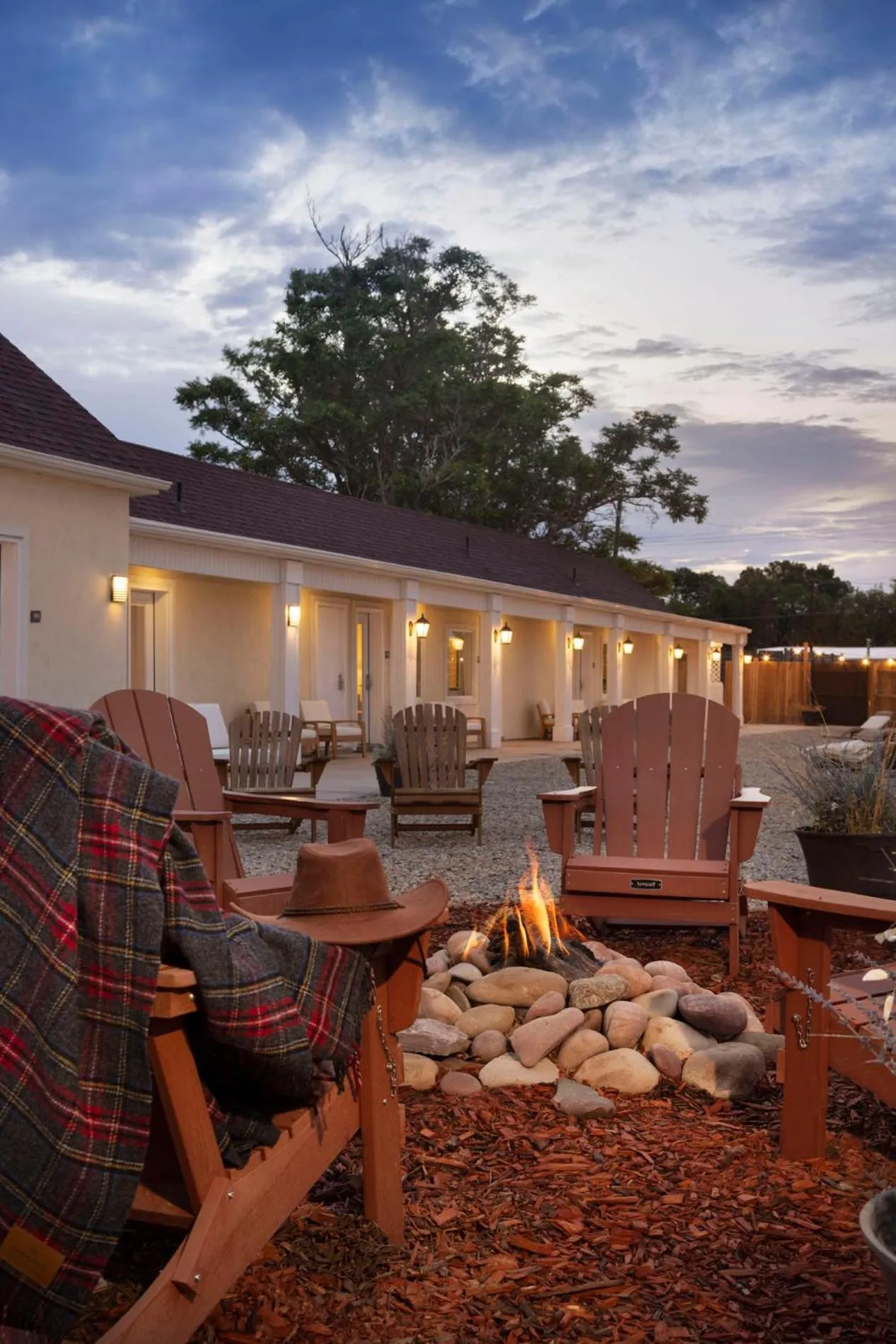 Seating area in River Rock Inn B&B