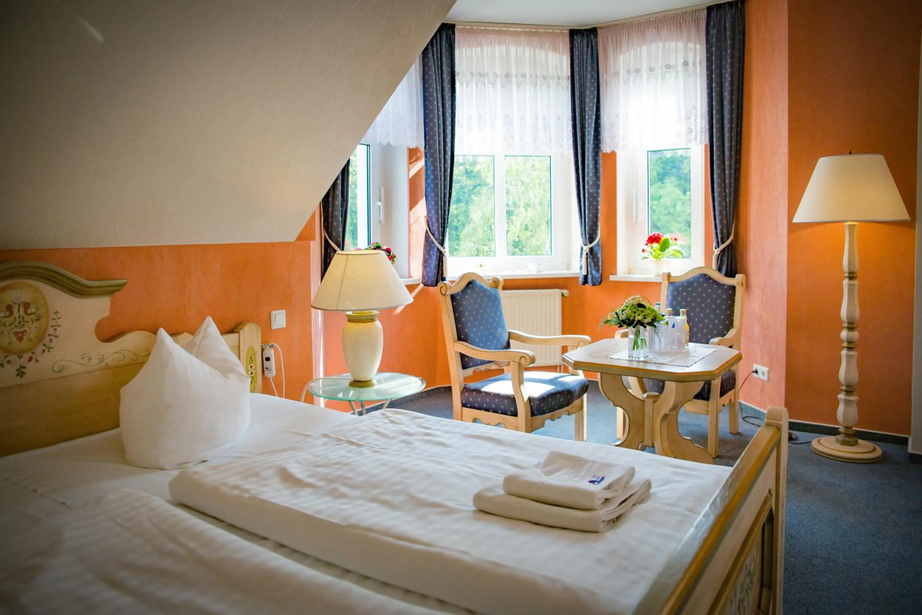 Bed in Hotel & Restaurant Waldschlösschen