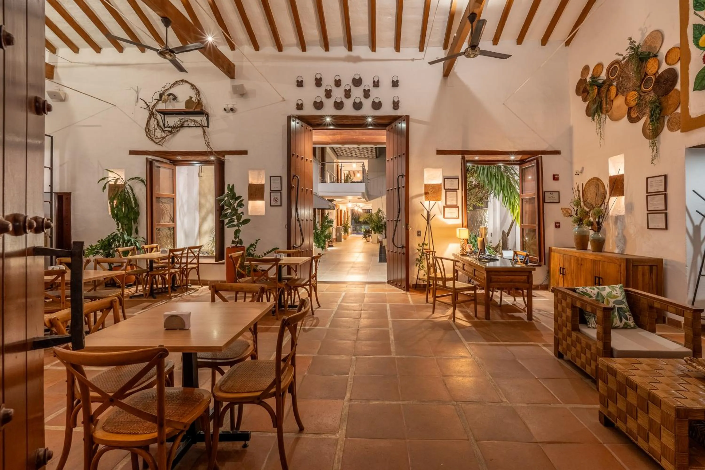 Restaurant/places to eat in Casa Bixa Hotel Boutique -Santa Fe de Antioquia- Mayores de 12 años