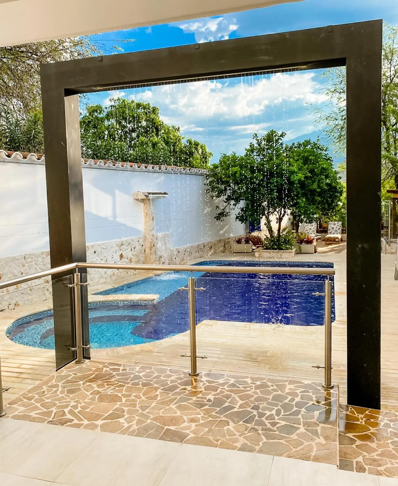 Pool view in Casa Bixa Hotel Boutique - Solo Adultos